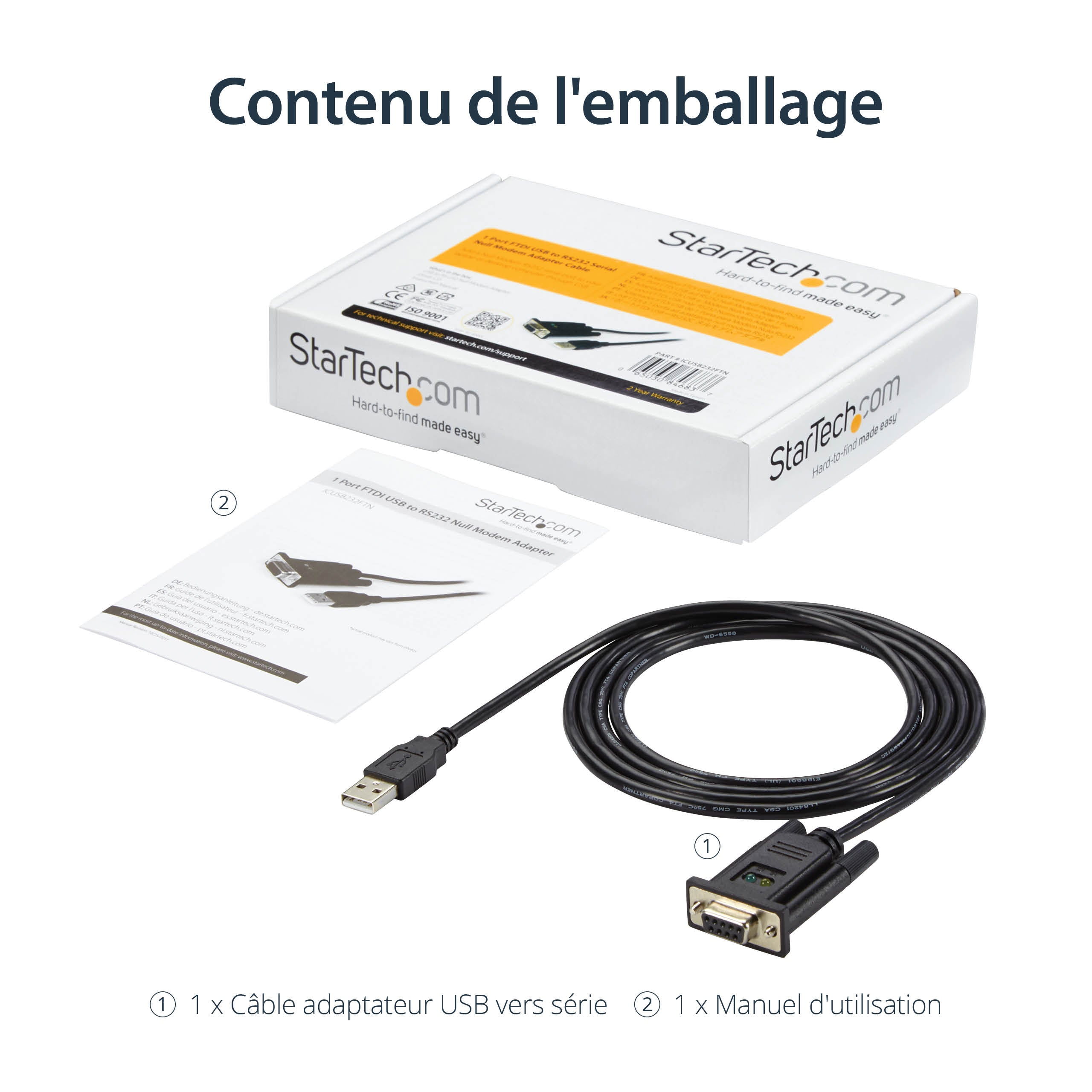 USB to Null Modem Serial DCE Adapter