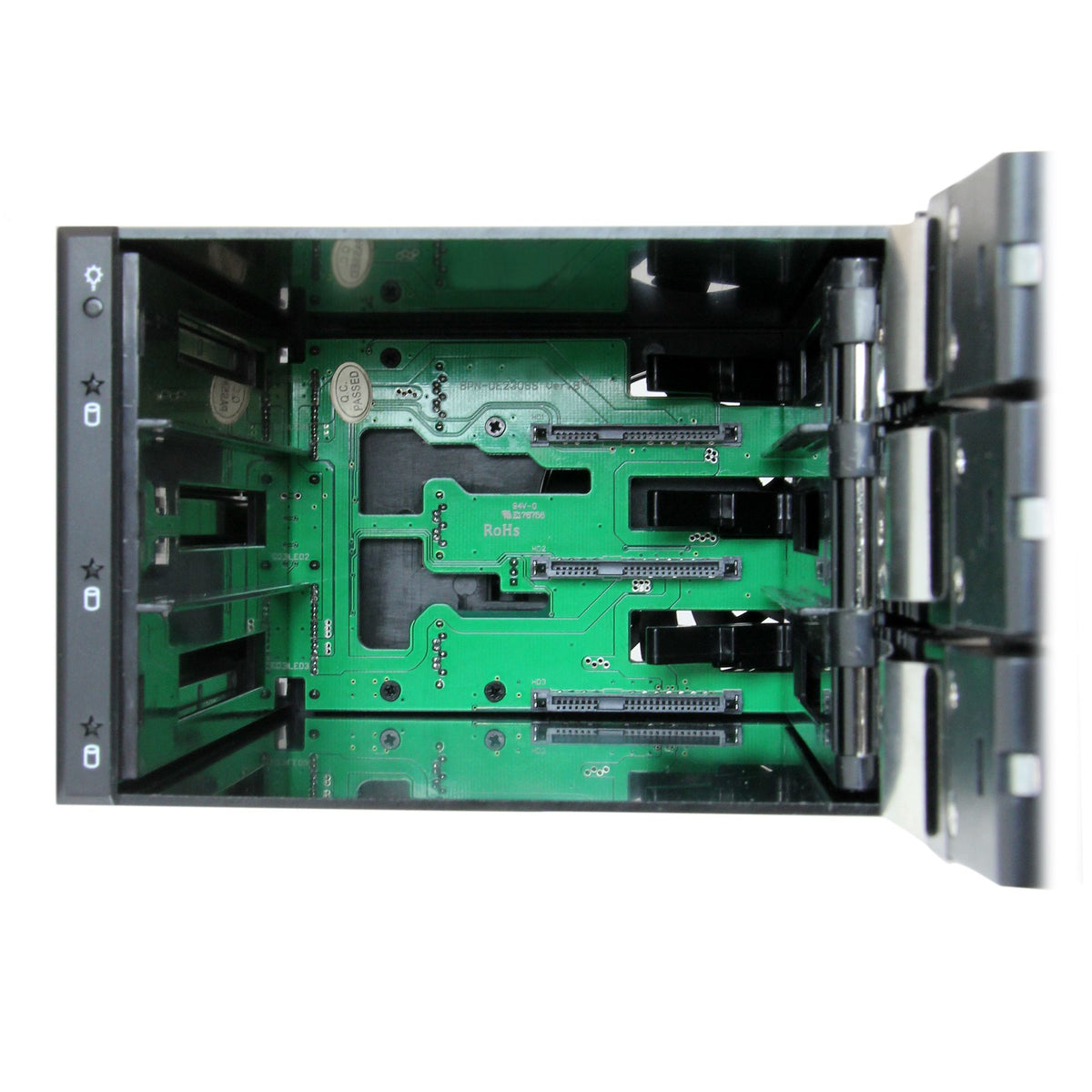 3-bay aluminium trayless hot-swap