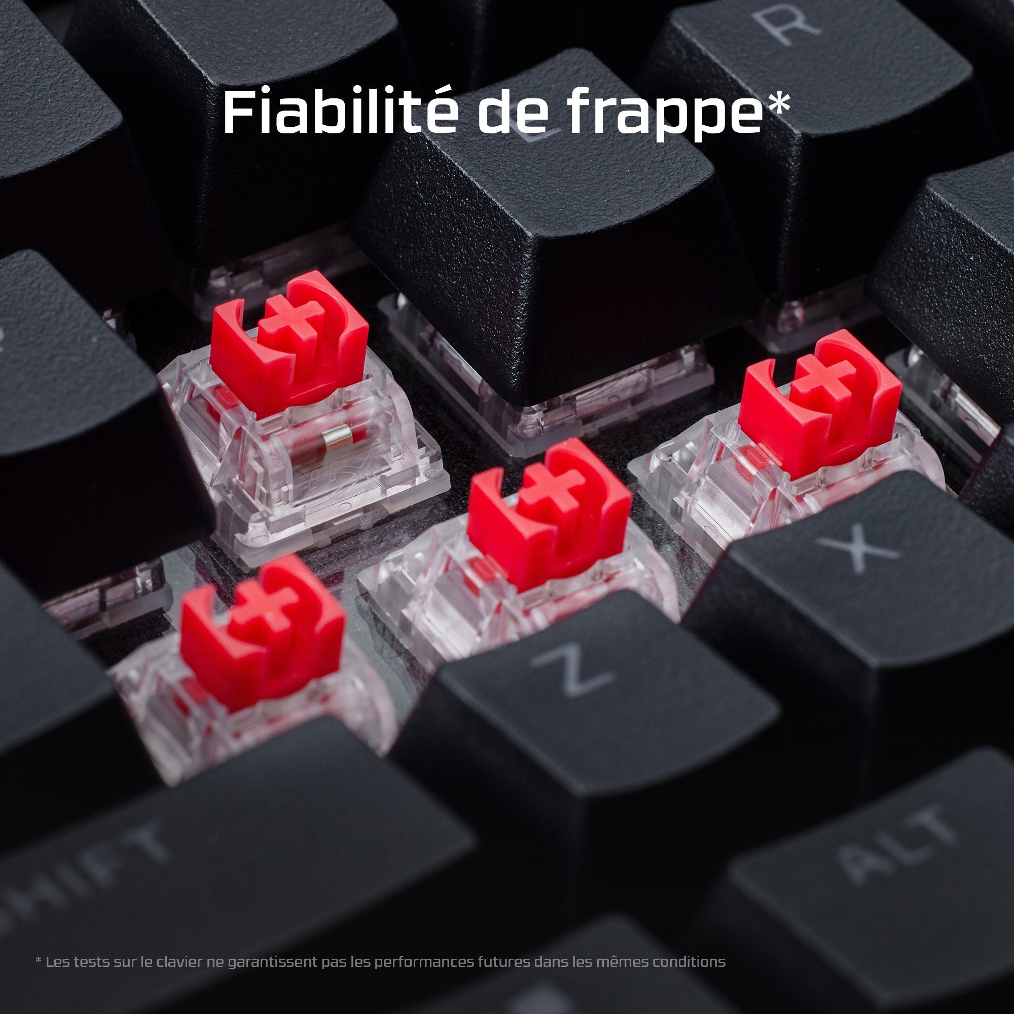 Clavier mécanique HyperX Alloy Rise RGB - Interrupteurs linéaires HyperX - QWERTY US INT