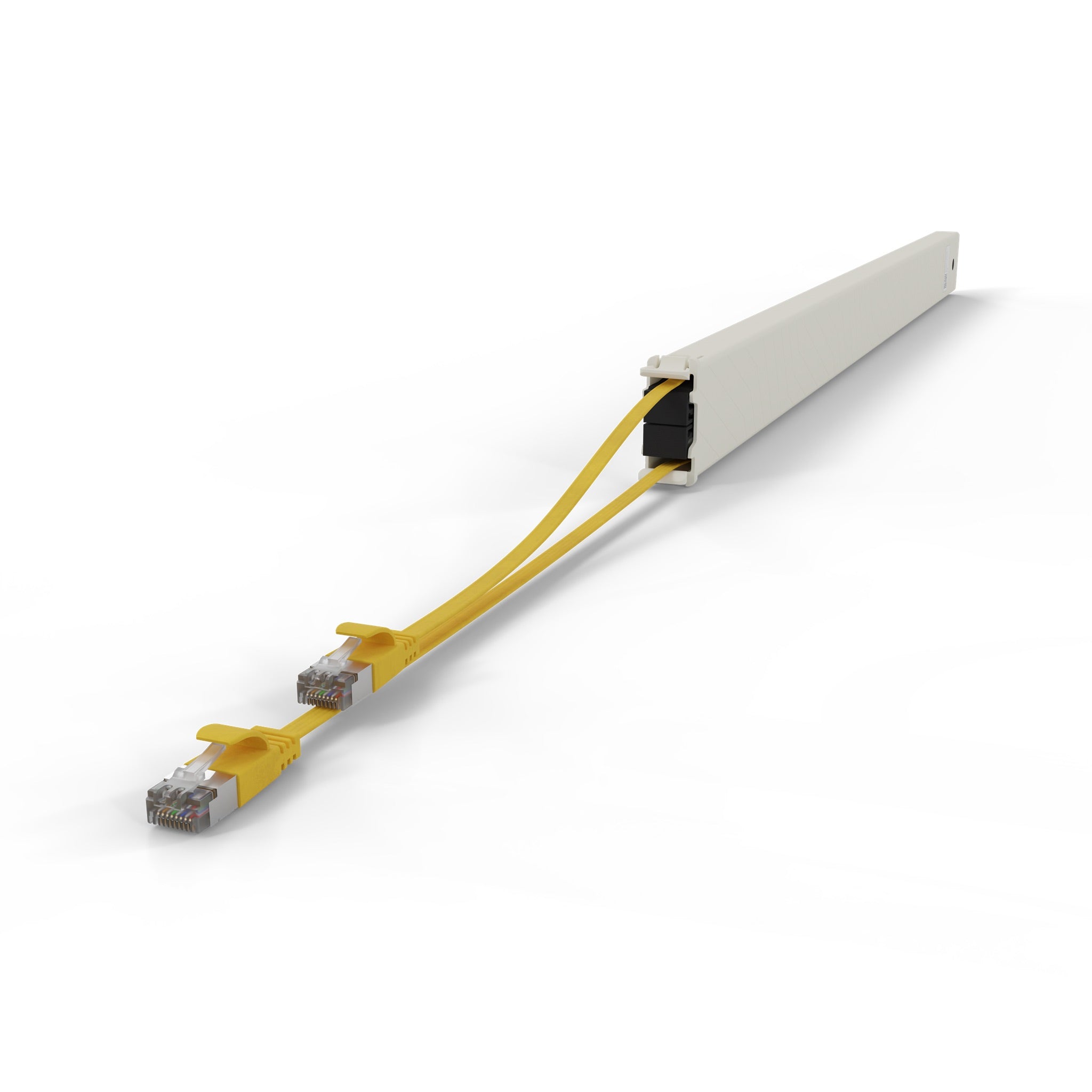 PATCHBOX ONE CASSETTE CAT6A STP JAUNE 2,5 m 46U
