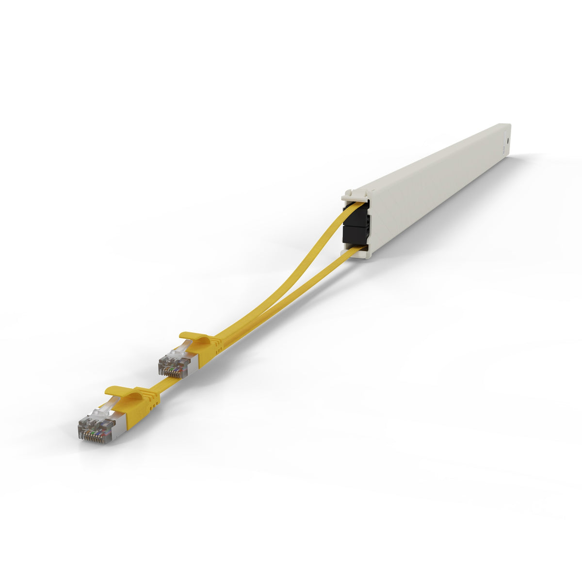 PATCHBOX ONE CASSETTE CAT6A STP JAUNE 2,5 m 46U