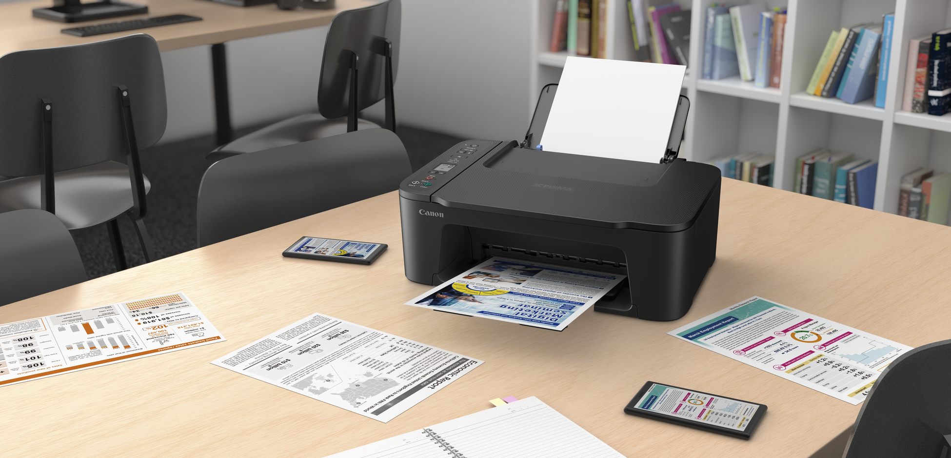 CANON PIXMA TS3750i MFP colour inkjet Legal 216x356mm A4 7.7ipm Print 60sheets Wi-Fi USB Black