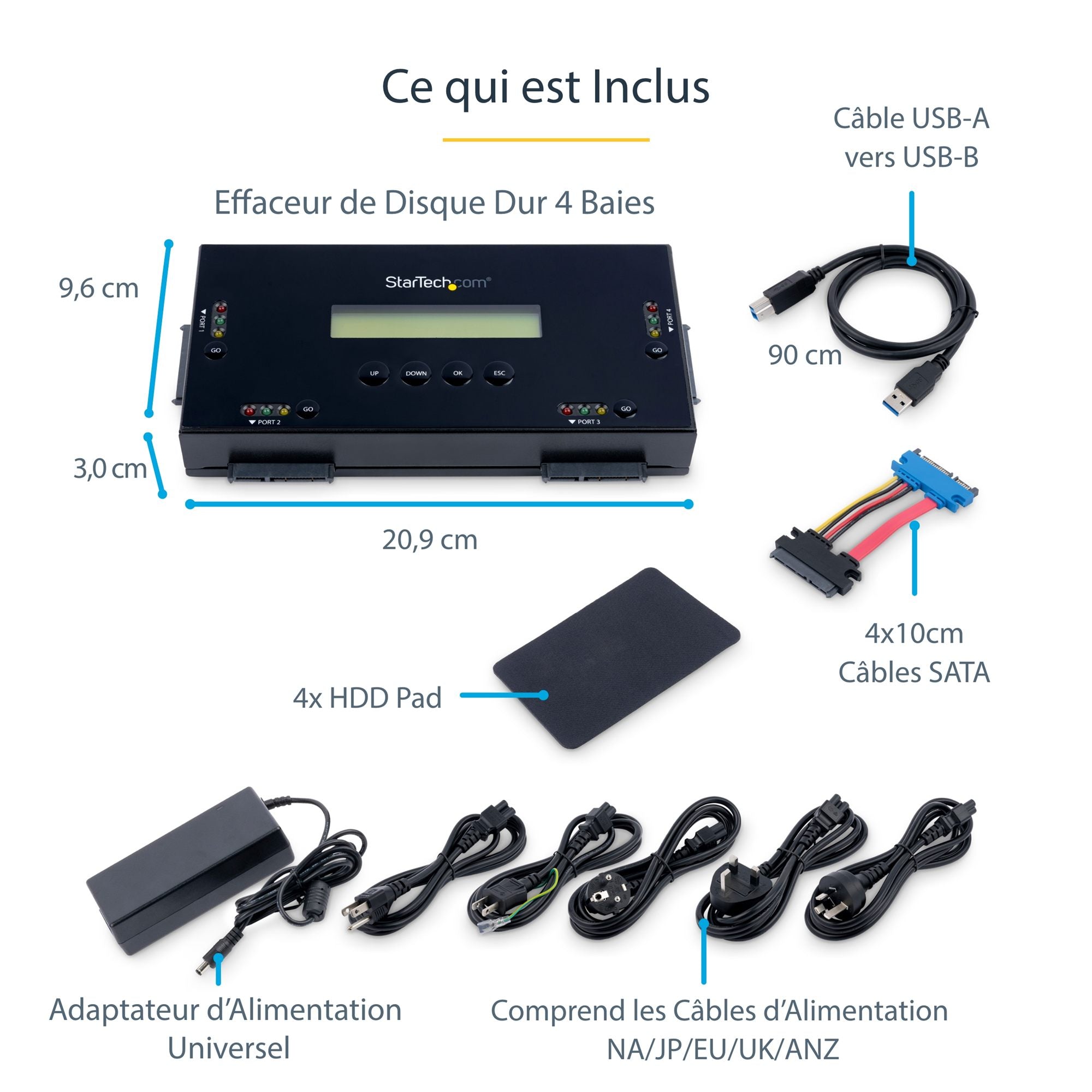 Eraser - 4-Bay - 2.5/3.5" SATA Drives