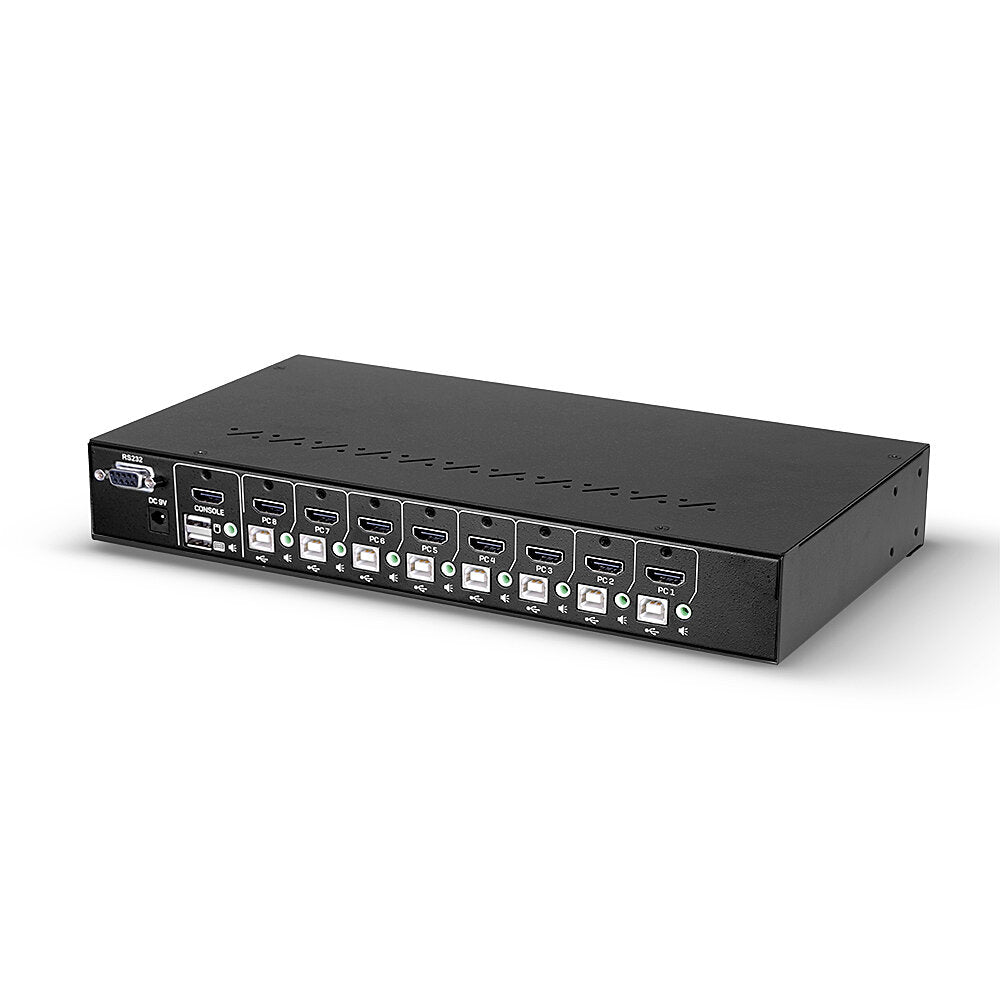 LINDY 8 Port HDMI 4K60 USB 2.0 & Audio KVM Switch