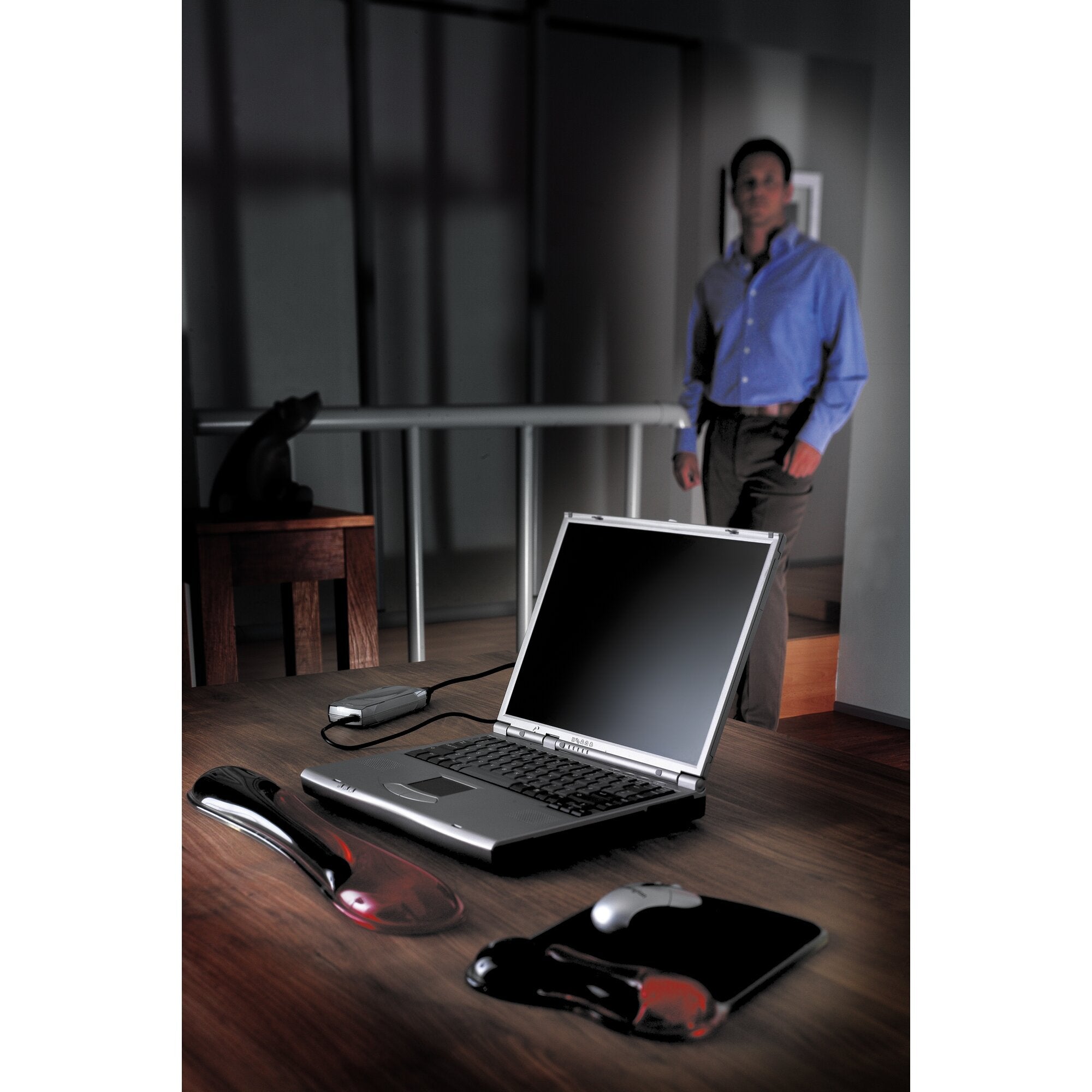 Crystal Gel Mouse Pad/Wave red+black