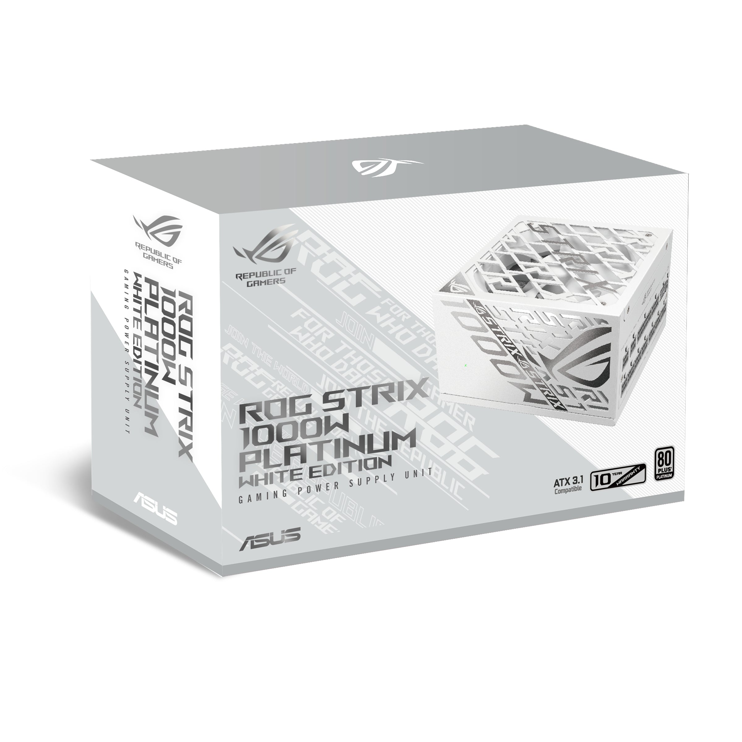 ASUS ROG-STRIX-1000P 1000W Platinum PSU Gaming White