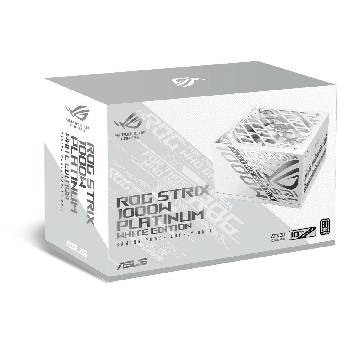 ASUS ROG-STRIX-1000P 1000W Platinum PSU Gaming White