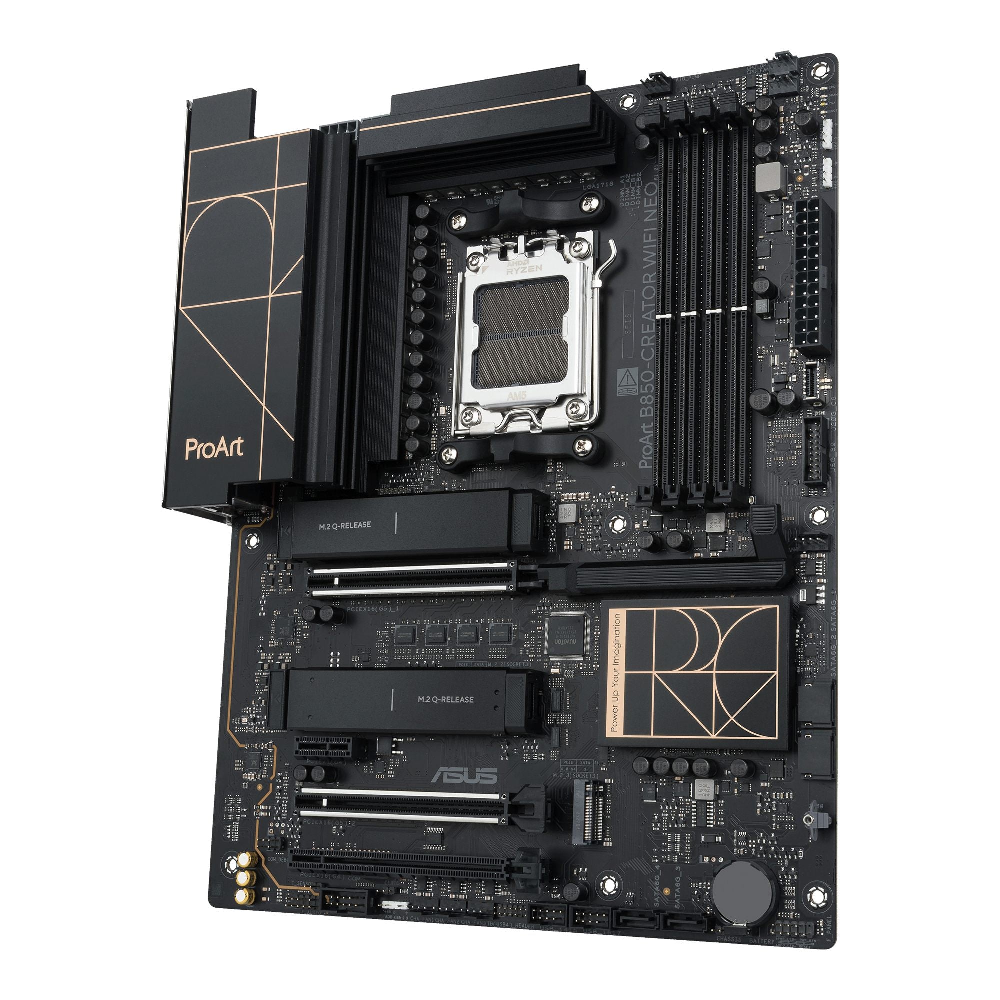 ASUS PROART B850-CREATOR WIFI NEO ATX motherboard 4xDDR5 2xPCIe 5.0 3xM.2 1xHDMI 2xDisplayPort 4xSATA