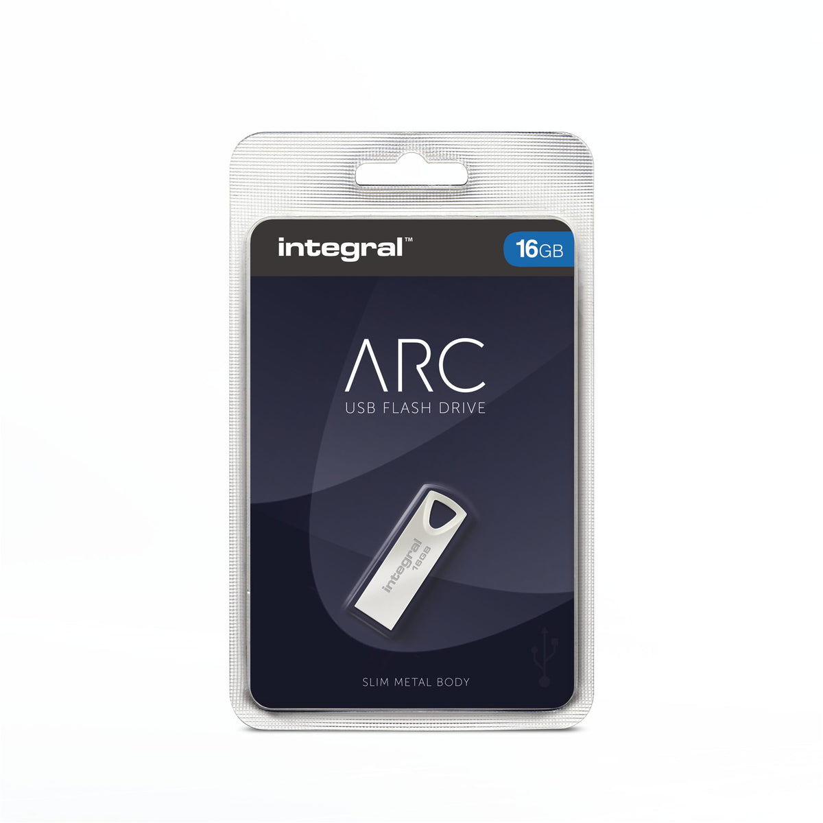 16GB USB 2.0 Metal Arc