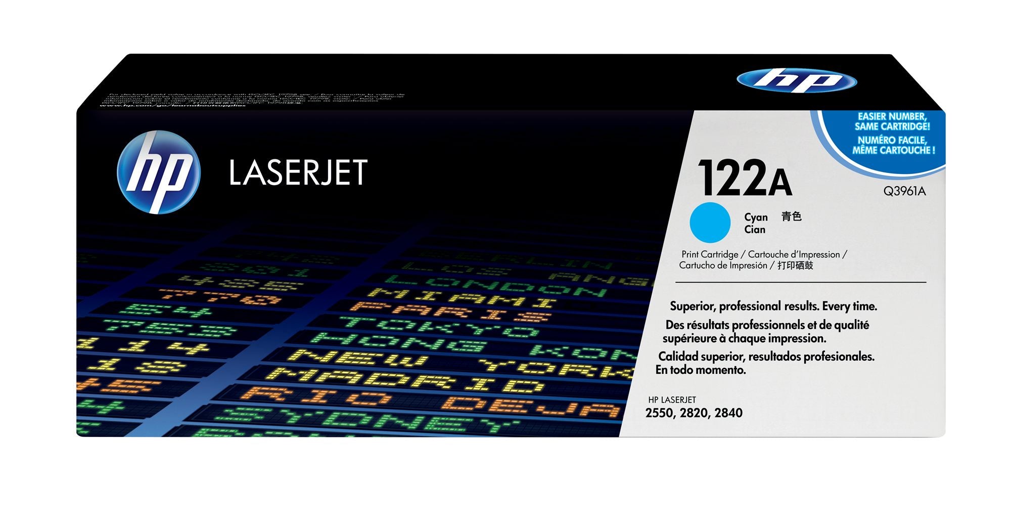 HP 122A Cyan Original LaserJet Toner Cartridge Cartouche de toner 1 piece(s)