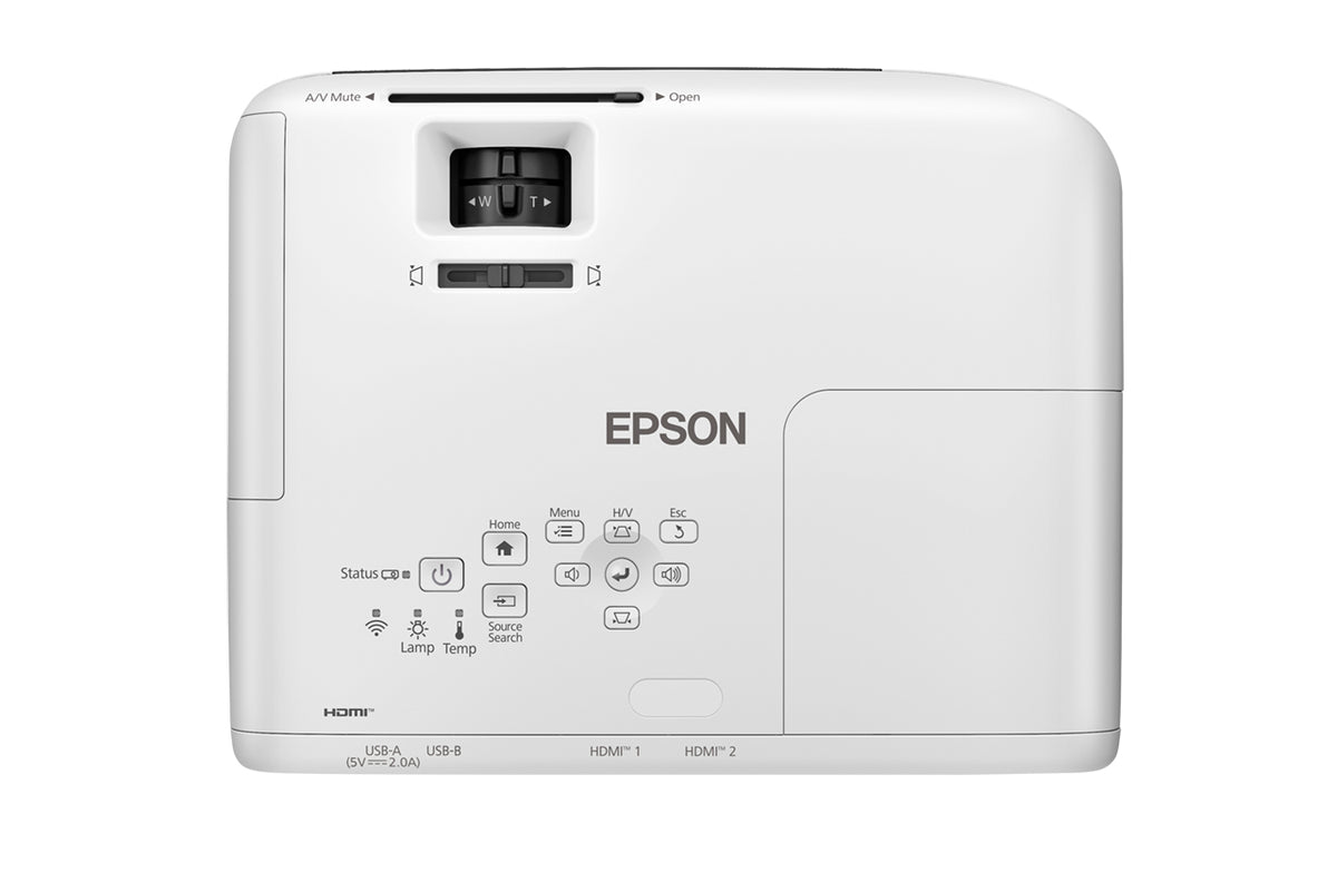 EPSON EB-W55 Projecteur 3LCD- WXGA- 4000 lumens- 16.000: 1 - 1,30 - 1,56:1 - HDMI (2x), USB 2 A et B-  Wi-Fi 6E- Garantie 2 ans