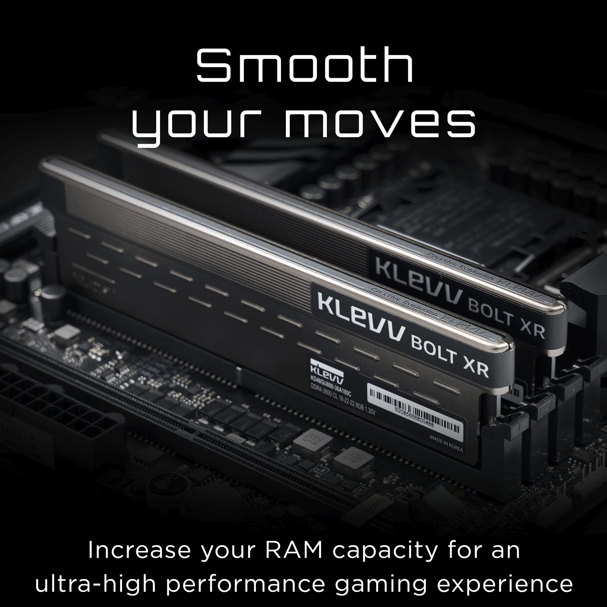 8GB XR GAMING DIMM DDR4 4000MHZ KLEVV