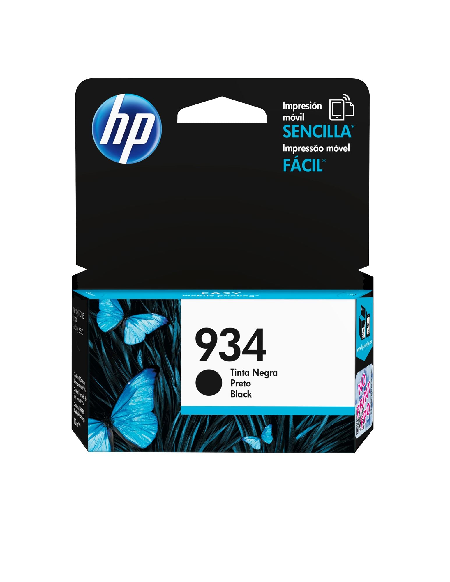 HP 934 original Ink cartridge C2P19AE BGX black standard capacity 1-pack