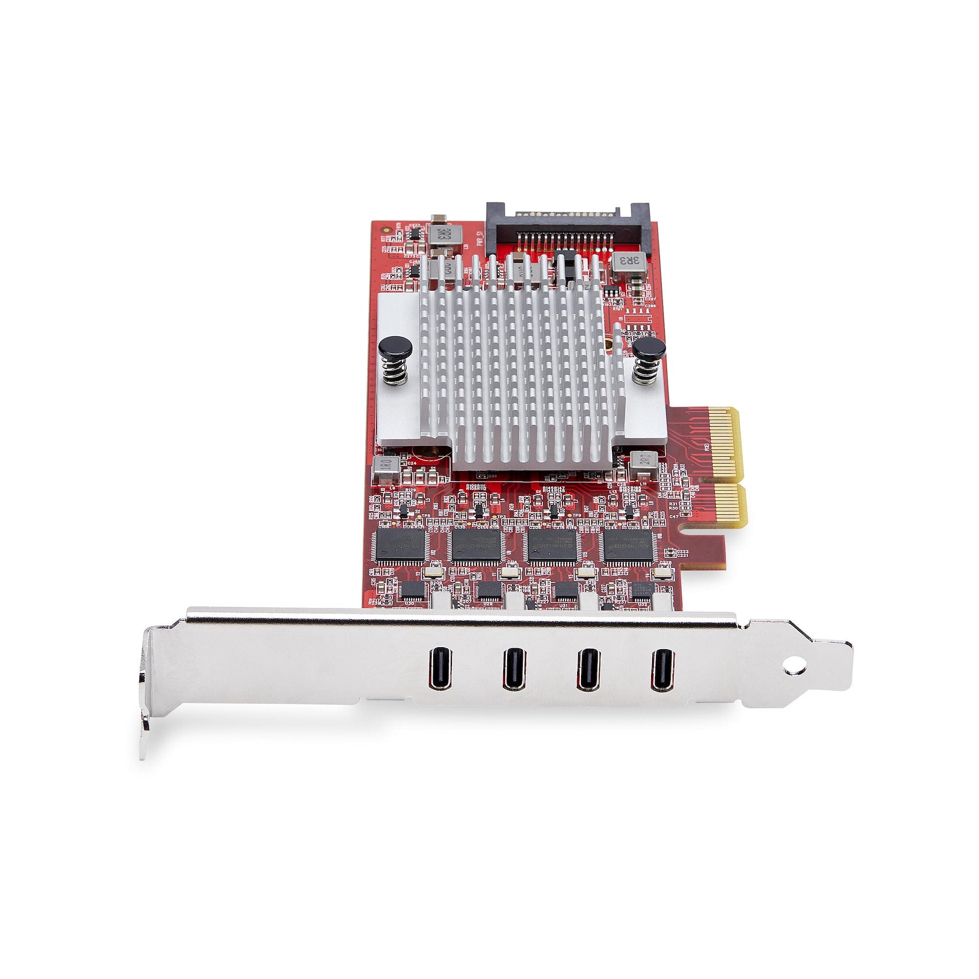 4-Port USB Type-C PCIe Card USB-C 10Gb