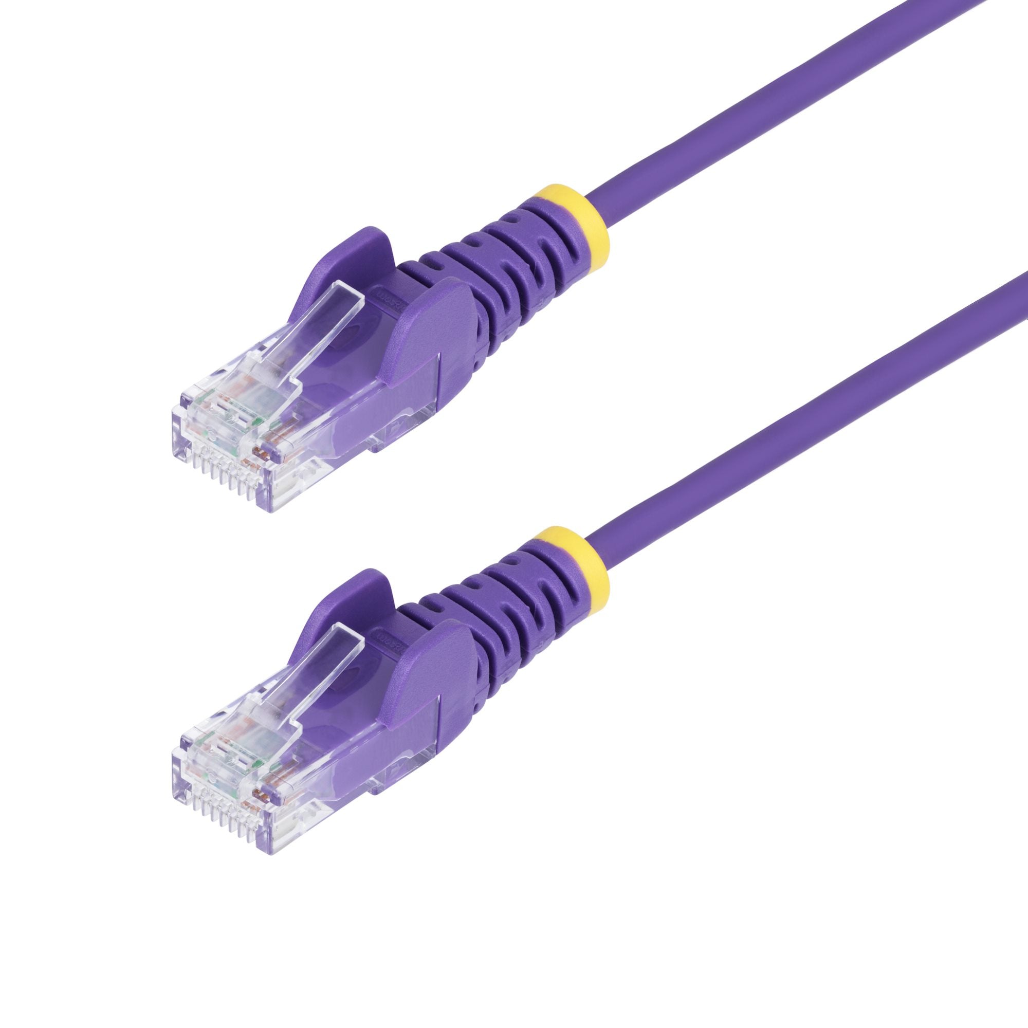 25cm Purple Slim CAT6 Ethernet Cable