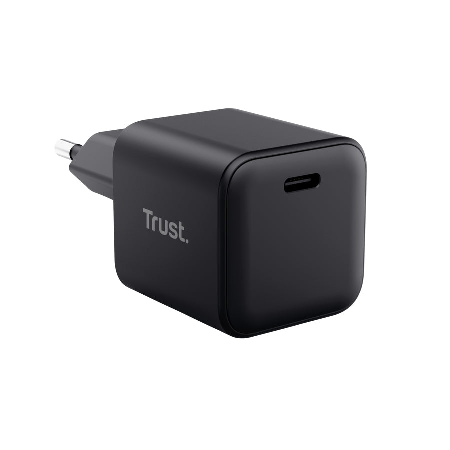 TRUST Alimentation universelle MAXO USB-C 65 watts compacte Apple PC port USB-C - Noire
