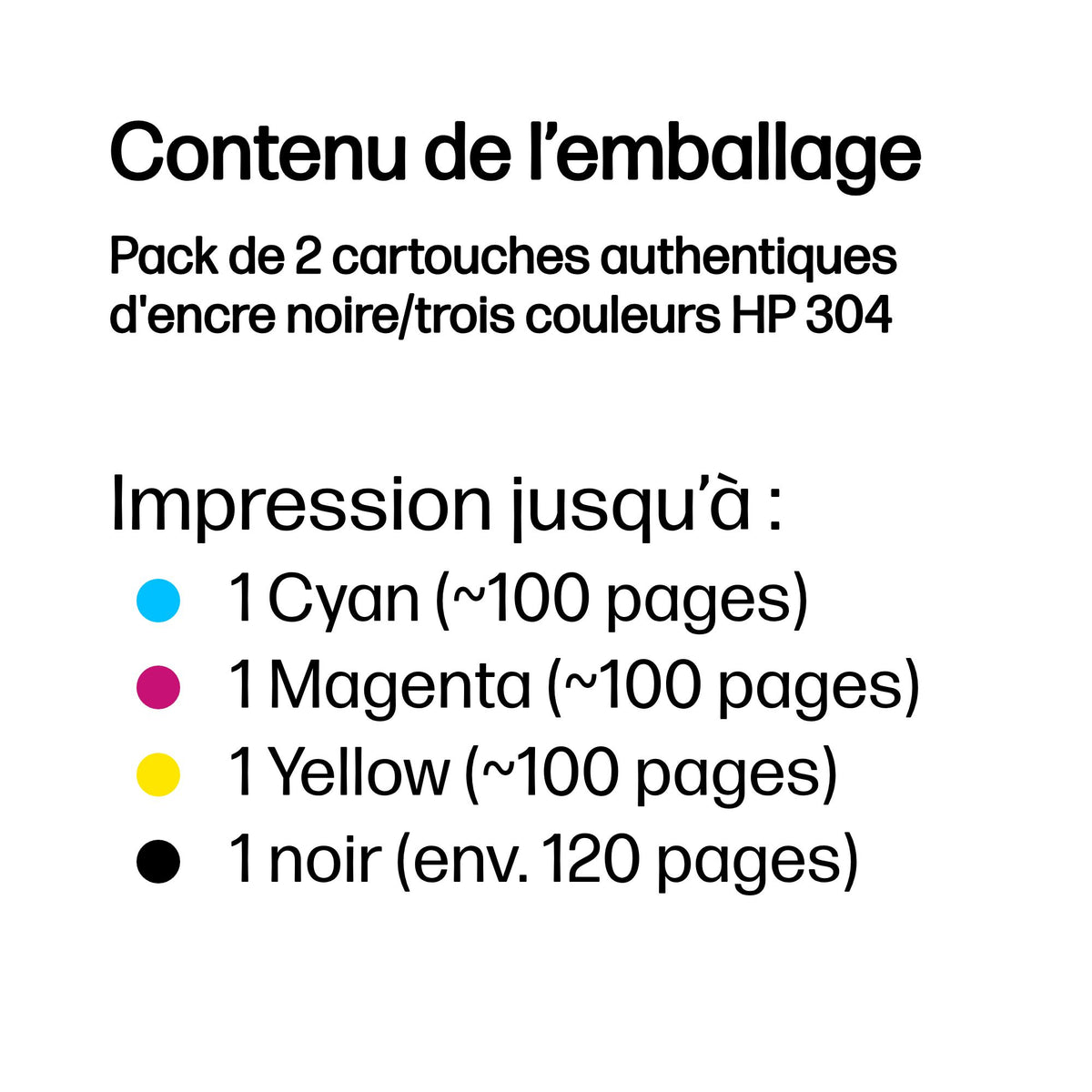 HP 304 2-Pack Black/Tri-color Original Ink Cartridges