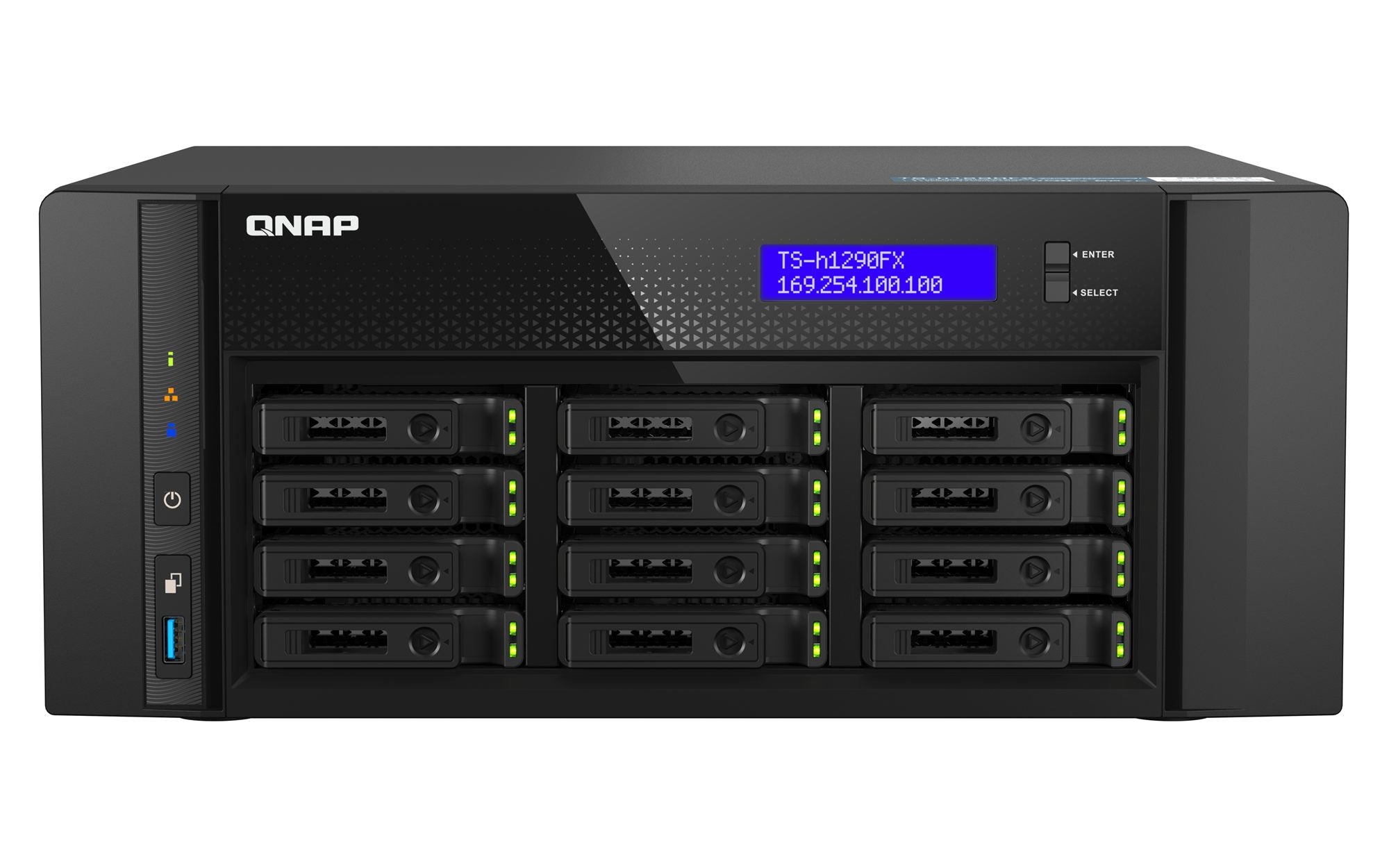 12-Bay U.2 NVMe PCIe Gen4 x4 all-flash