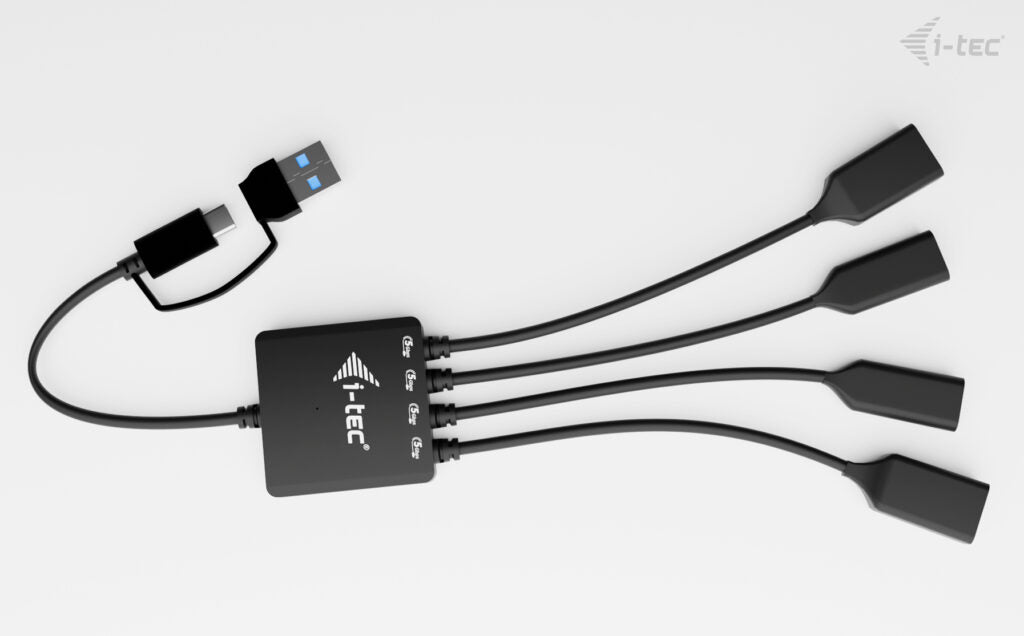 I-TEC USB-C/USB-A Cable HUB 4 port 2x USB-C 3.2 Gen 1 2x USB-A 3.2 Gen 1