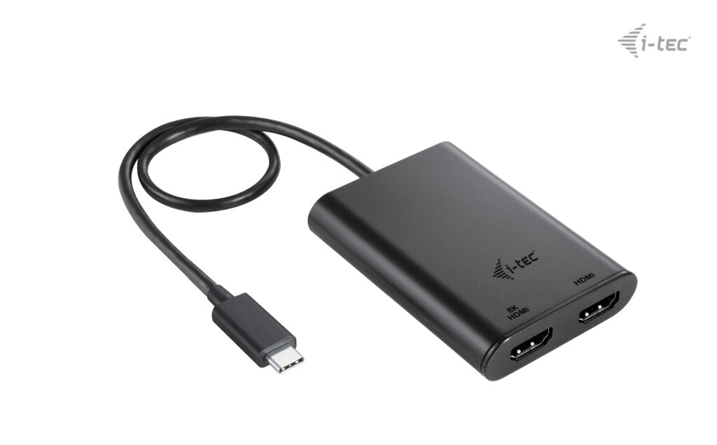 I-TEC USB-C Dual 4K/60Hz single 8K/30Hz HDMI Video Adapter 2x HDMI Port