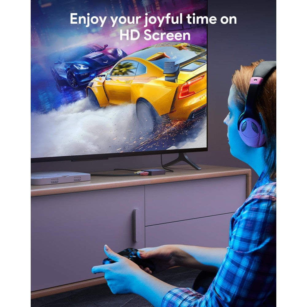Techly IDATA SPDIF-6E3 Convertisseur AV Composite Vidéo et Audio 3x RCA vers HDMI 1080p