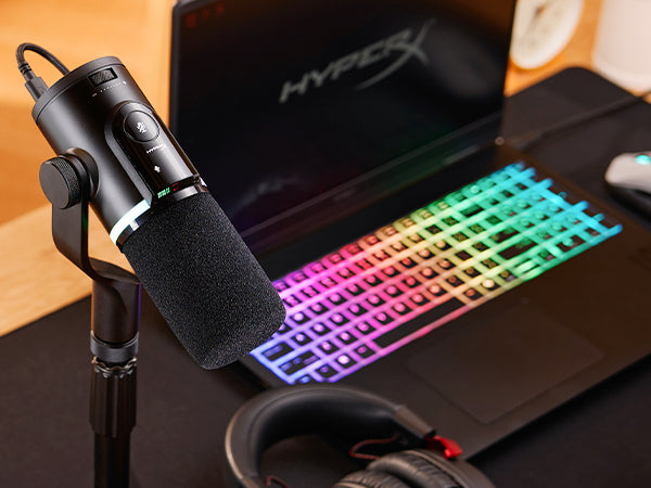 HyperX FlipCast - Microphone dynamique USB/XLR (Noir)