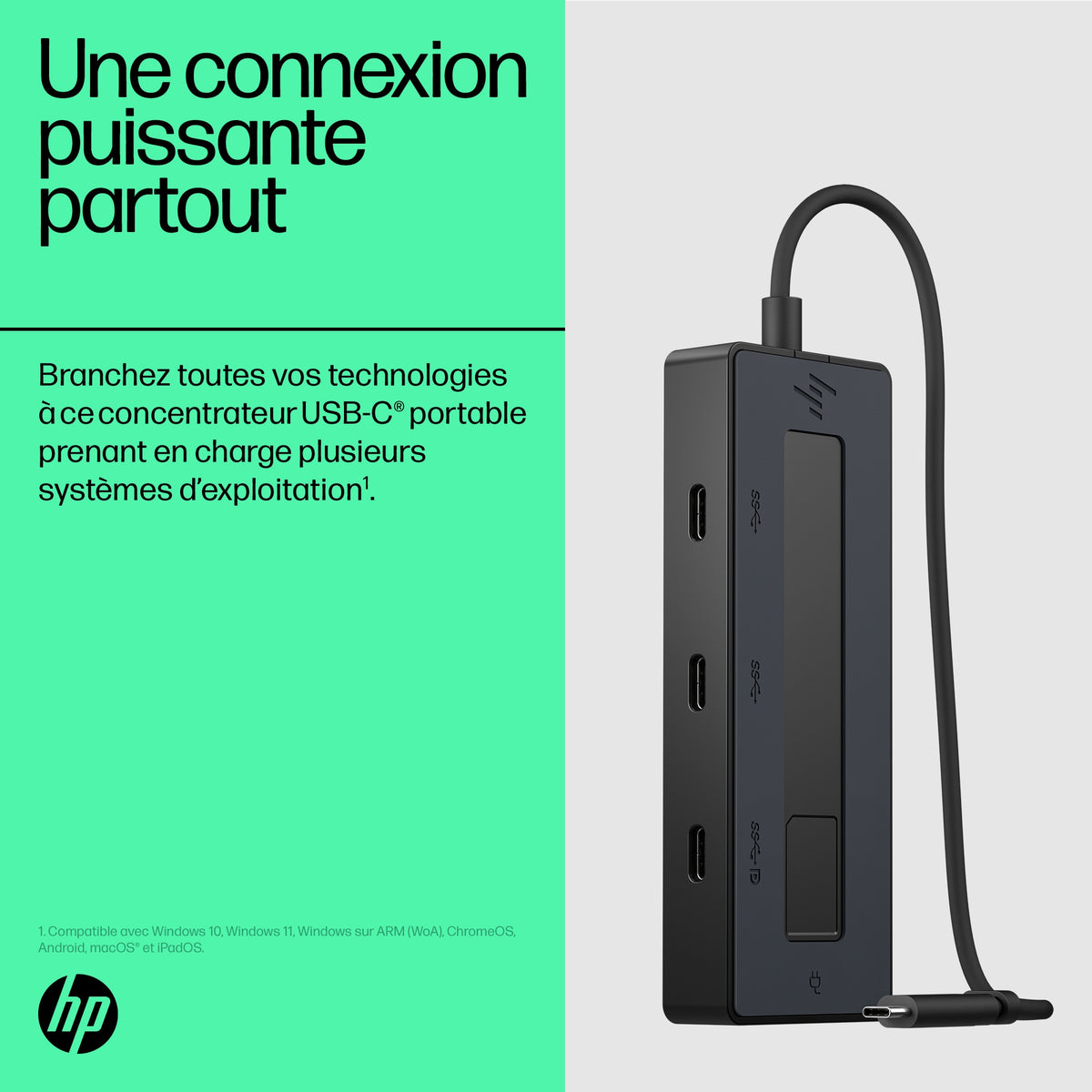 HP 4K USB-C Multiport Hub