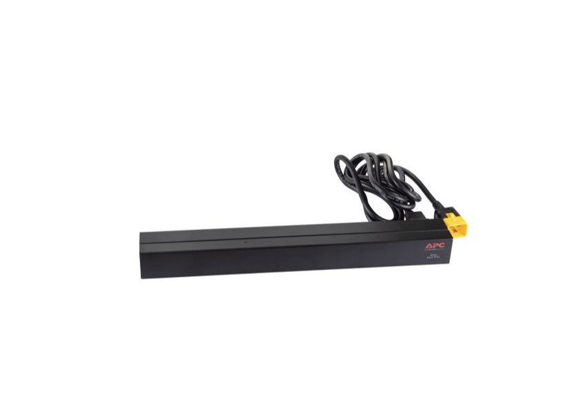 APC Basic Rack-Mount PDU Rack AC 208/230V input IEC 60320 C20 output connectors 12 power IEC 60320 C13 1U 19 2.49m cord BK