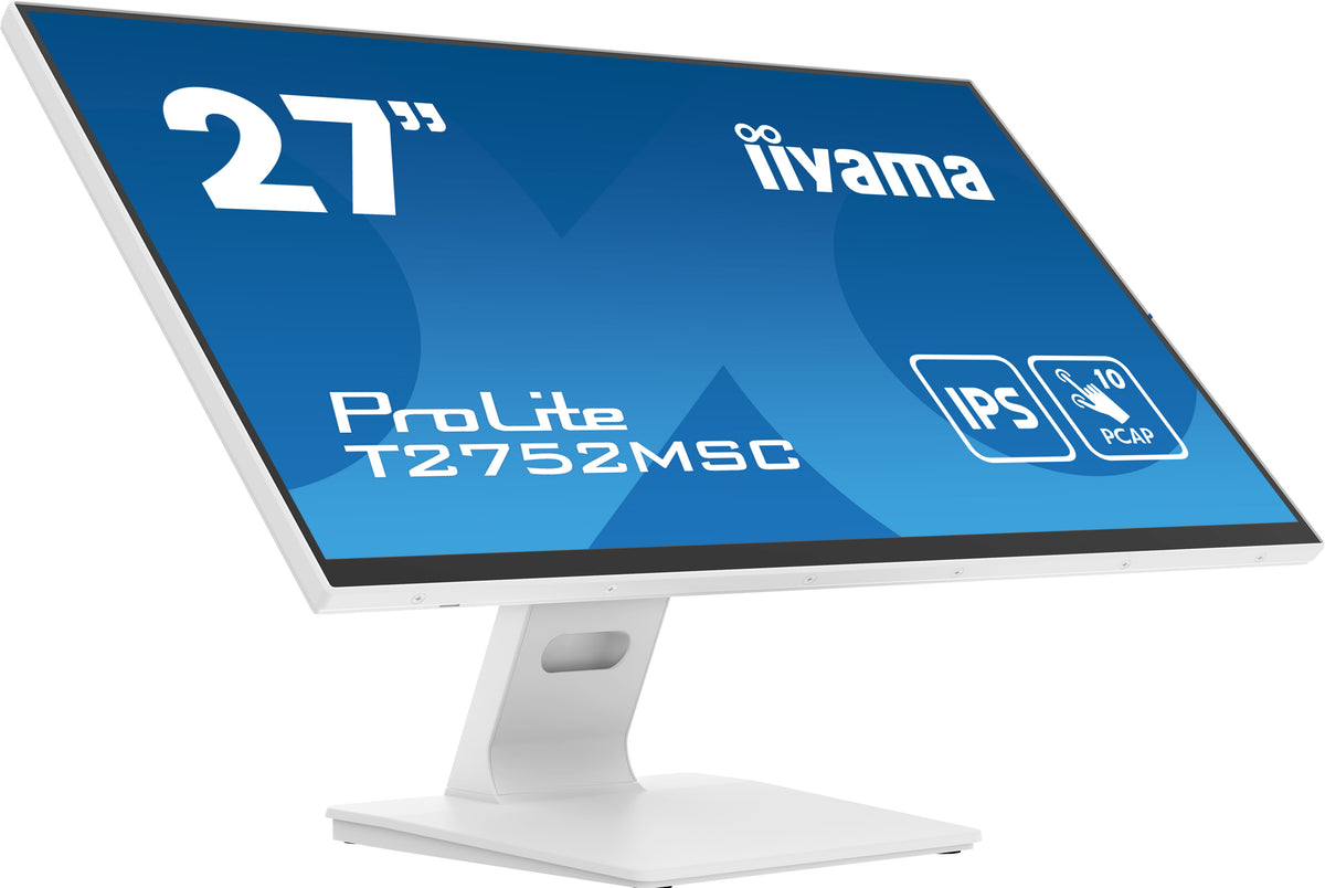 T2752MSC-W1 27" WHITE IPS Optical Bonded