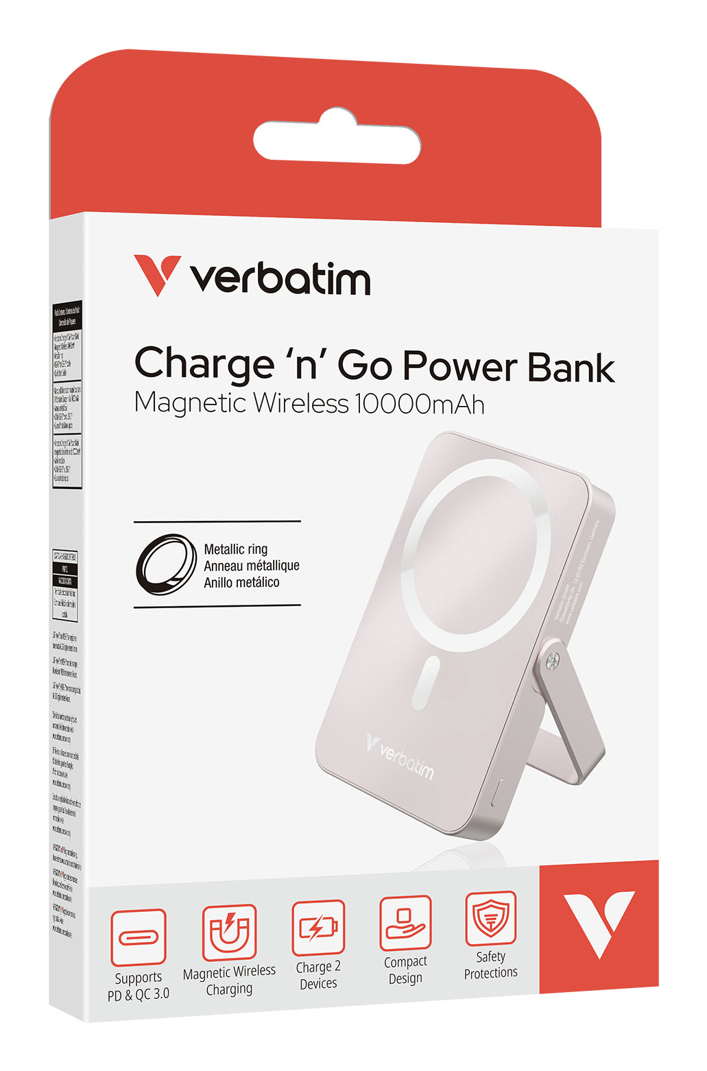 Charge 'n' Go Power Bank with Stand Magn