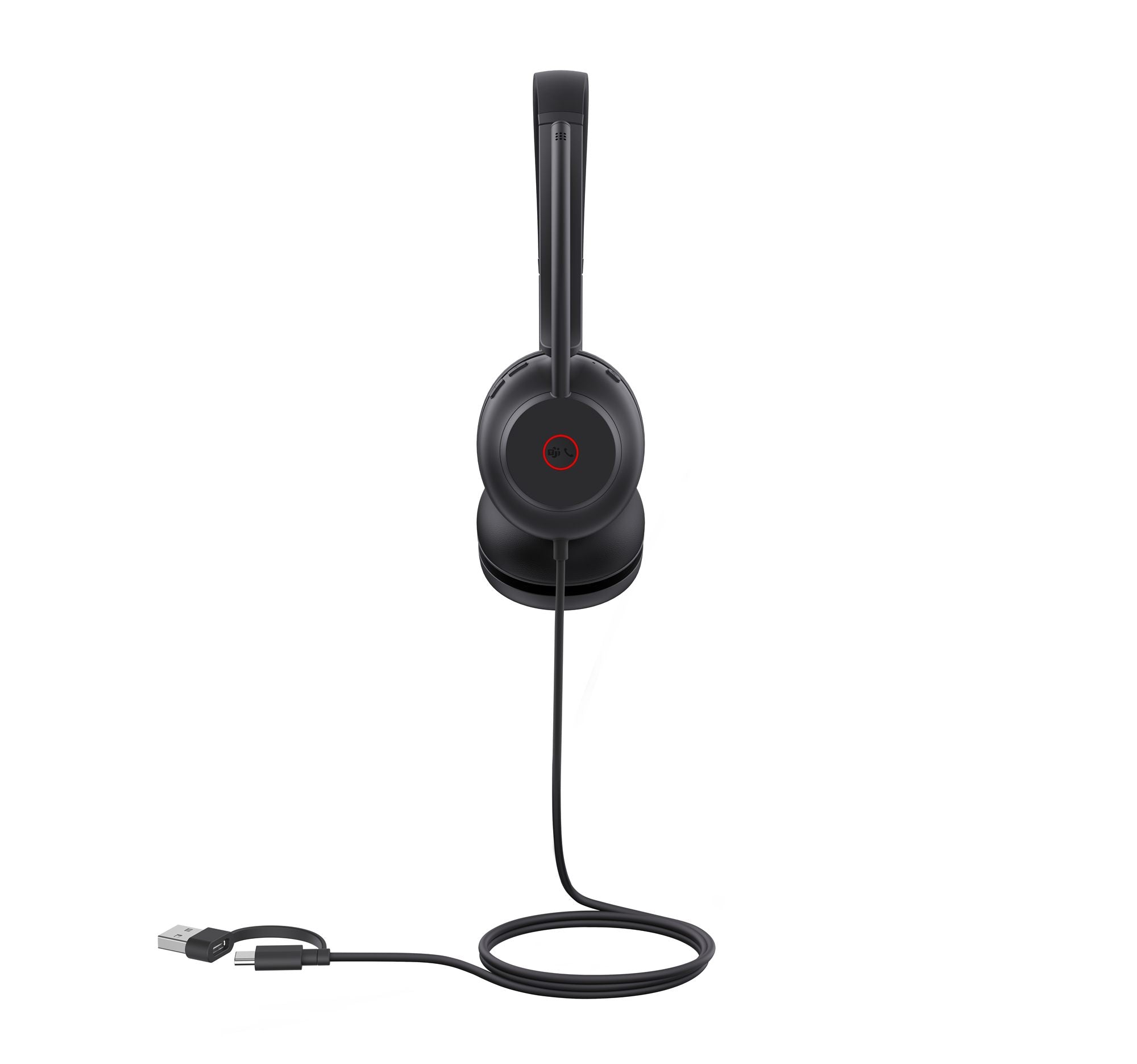 Yealink UH35 Dual Teams USB-C/A Avec fil Arceau Appels/Musique USB Type-C / USB Type-A Noir