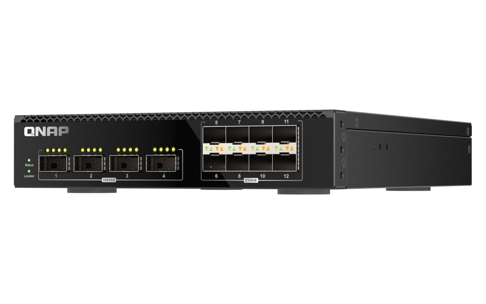 4x100GbE 8x25GbE managed half-rackmount