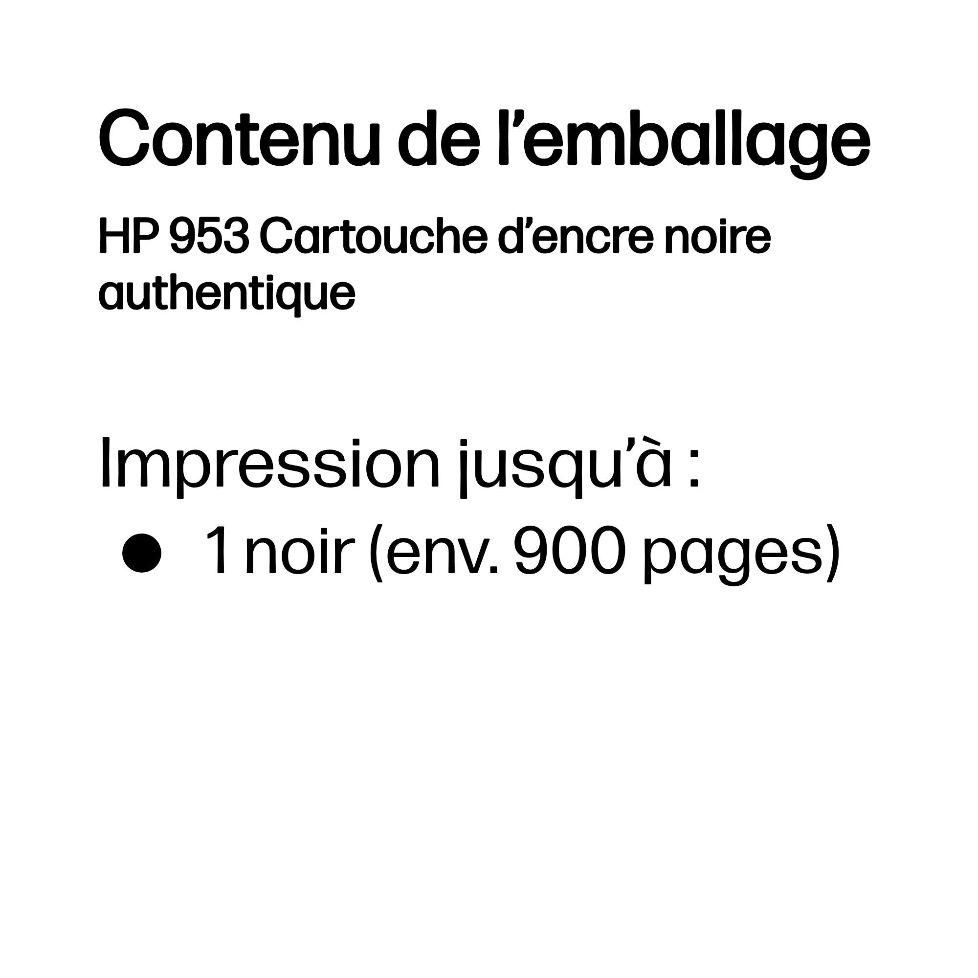 HP 953 original Ink cartridge L0S58AE BGX Black 1.000 Pages