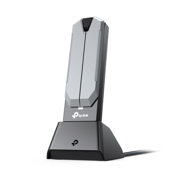 TP-LINK BE6500 High Gain Tri-Band Wi-Fi 7 USB Adapter 2882Mbps at 6GHz + 2882Mbps at 5GHz + 688Mbps at 2.4GHz