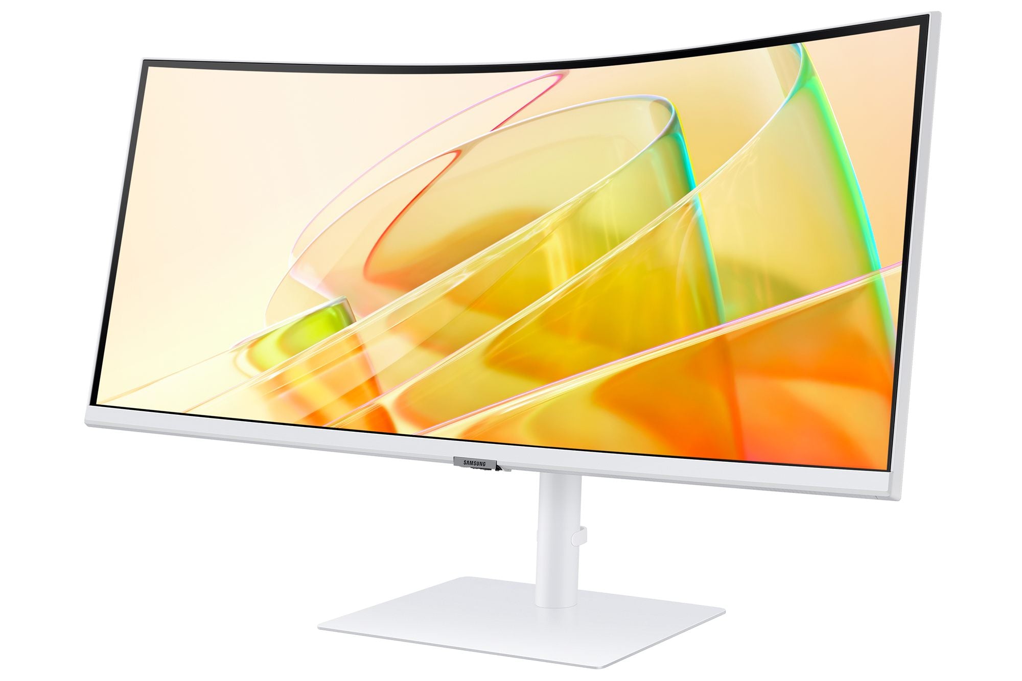 Samsung ViewFinity S65TC - Ecran incurvé -34''- 3440 x 1440 UWQHD- @ 100Hz - VA - HDR10-2x Thunderbolt 4 90W- DP- LAN- Blanc