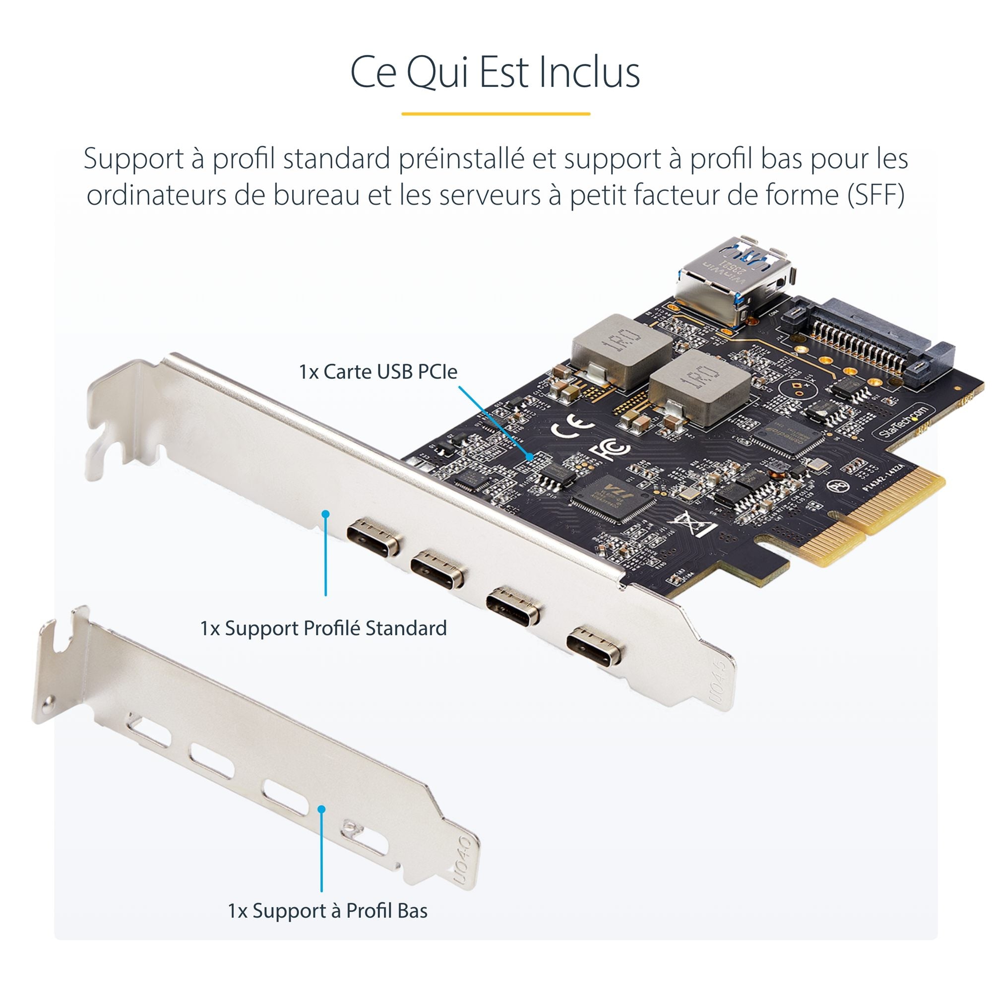 5-Port USB PCIe Card 10Gbps