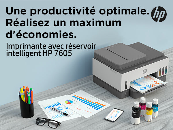 HP Smart Tank 7605 All-in-One MFP colour inkjet refillable A4 13ppm Copy 15ppm Print 250sheets USB Wi-Fi Bluetooth
