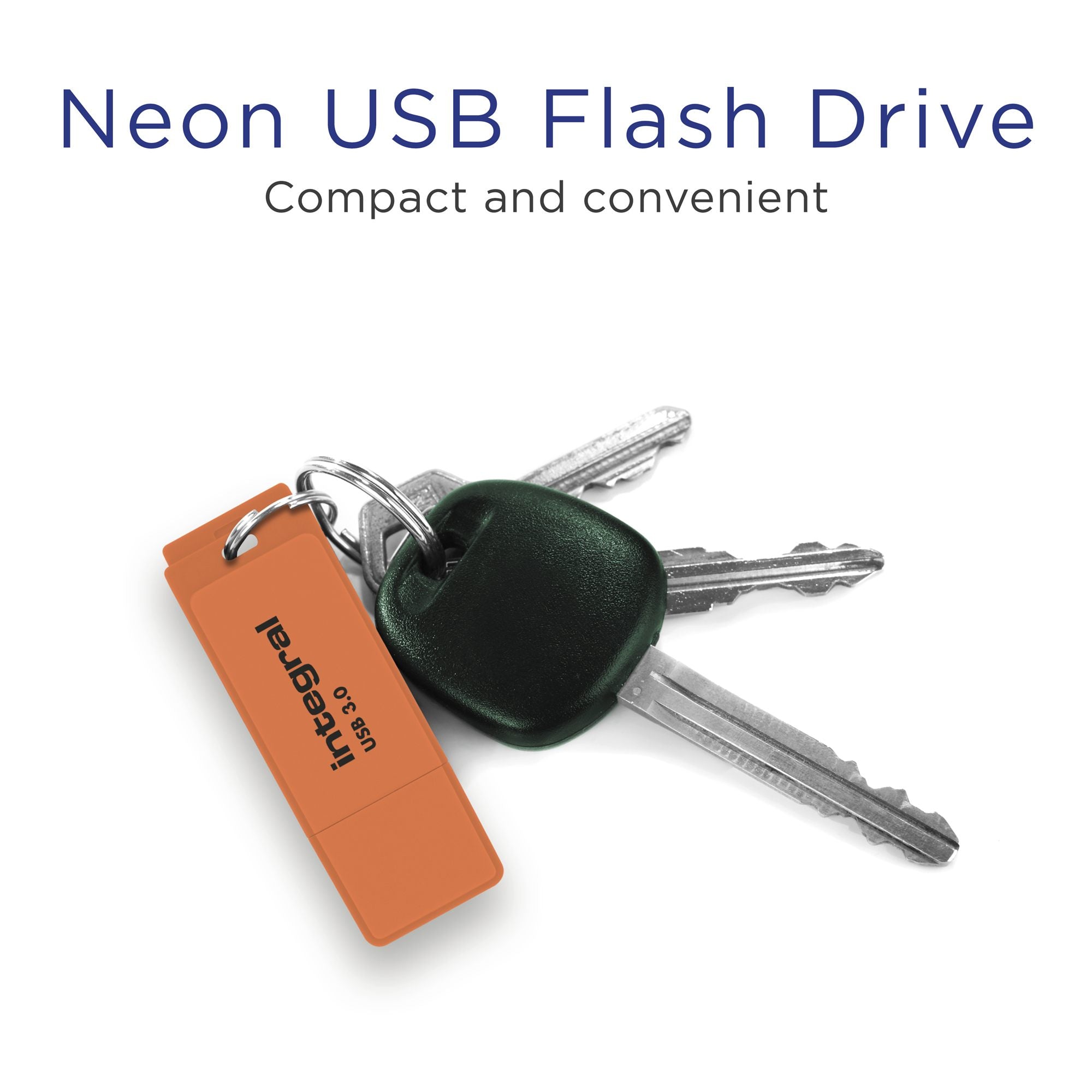 USB Flash Drive NEON USB 3.0 ORANGE 32GB