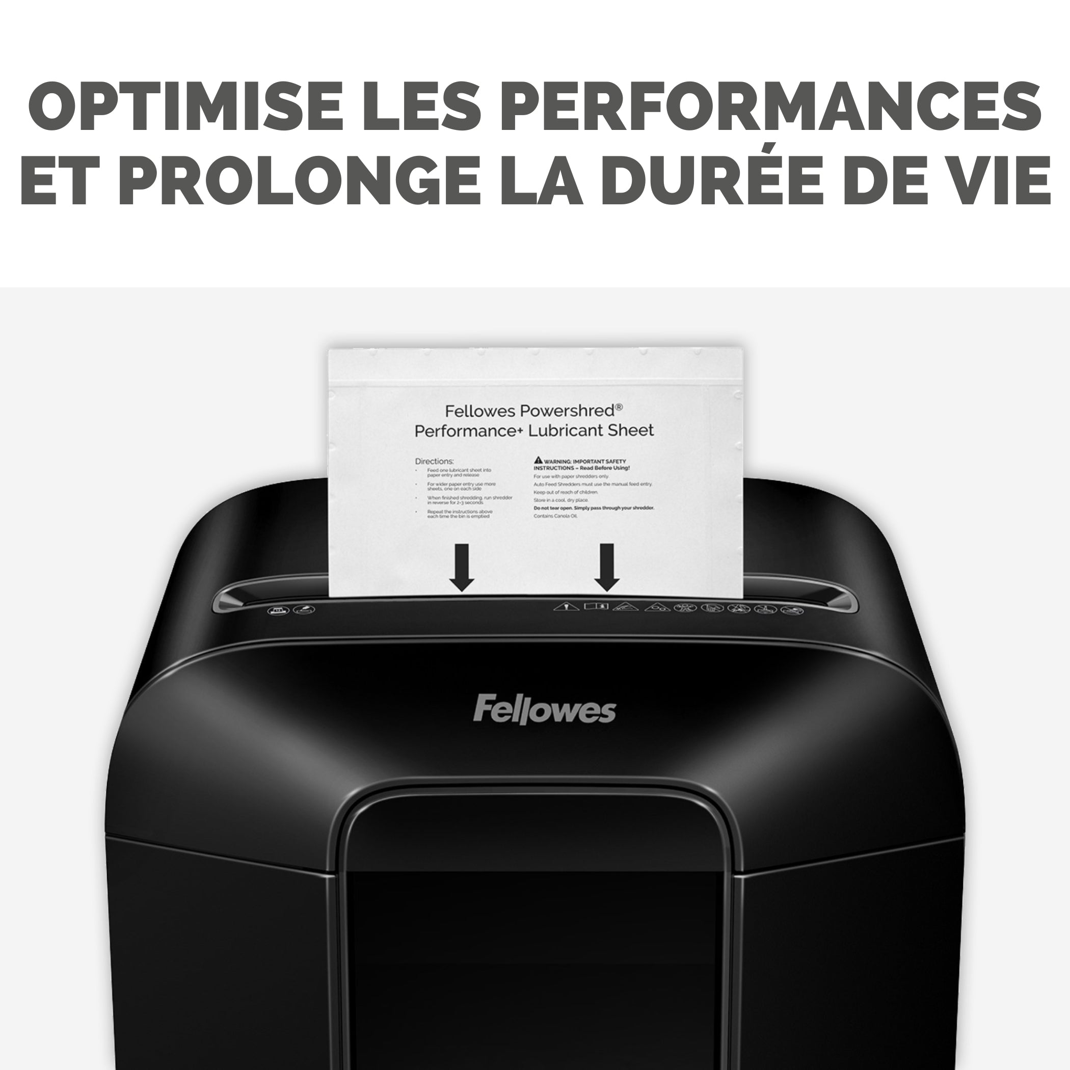 FELLOWES Powershred Performace + Lubricant Sheets