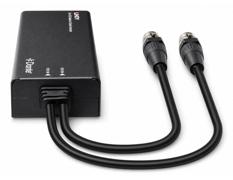 LINDY Encodeur audio 2 canaux XLR vers Dante