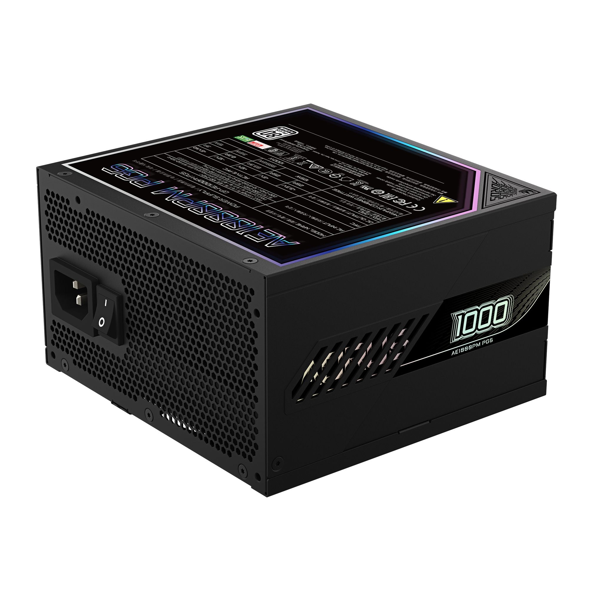 GIGABYTE AORUS ELITE P1000W unité d'alimentation d'énergie 1000 W 20+4 pin ATX Noir
