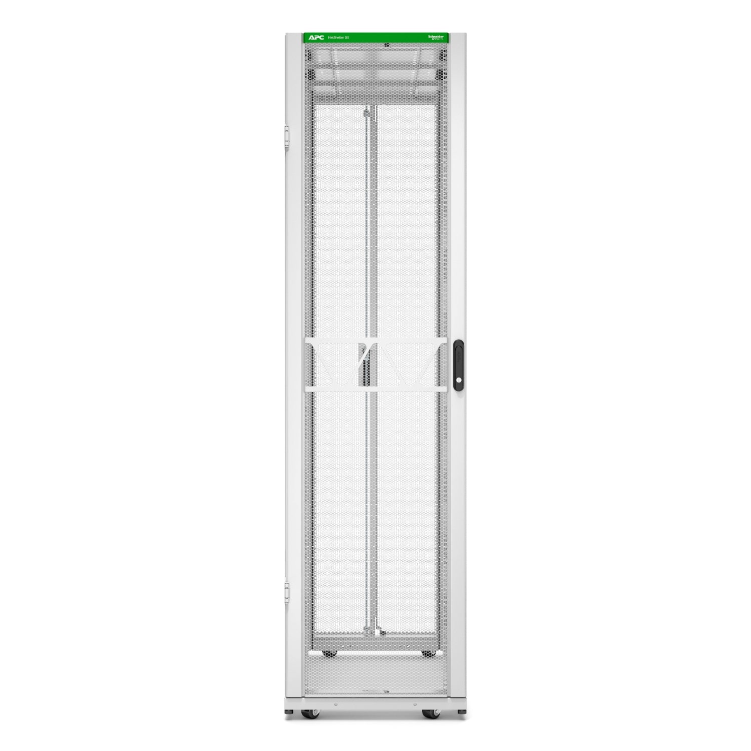APC NetShelter SX Gen 2 Rack cabinet 2258H x 600W x 1200D mm with Sides floor-standing white 48U 19 TAA Compliant
