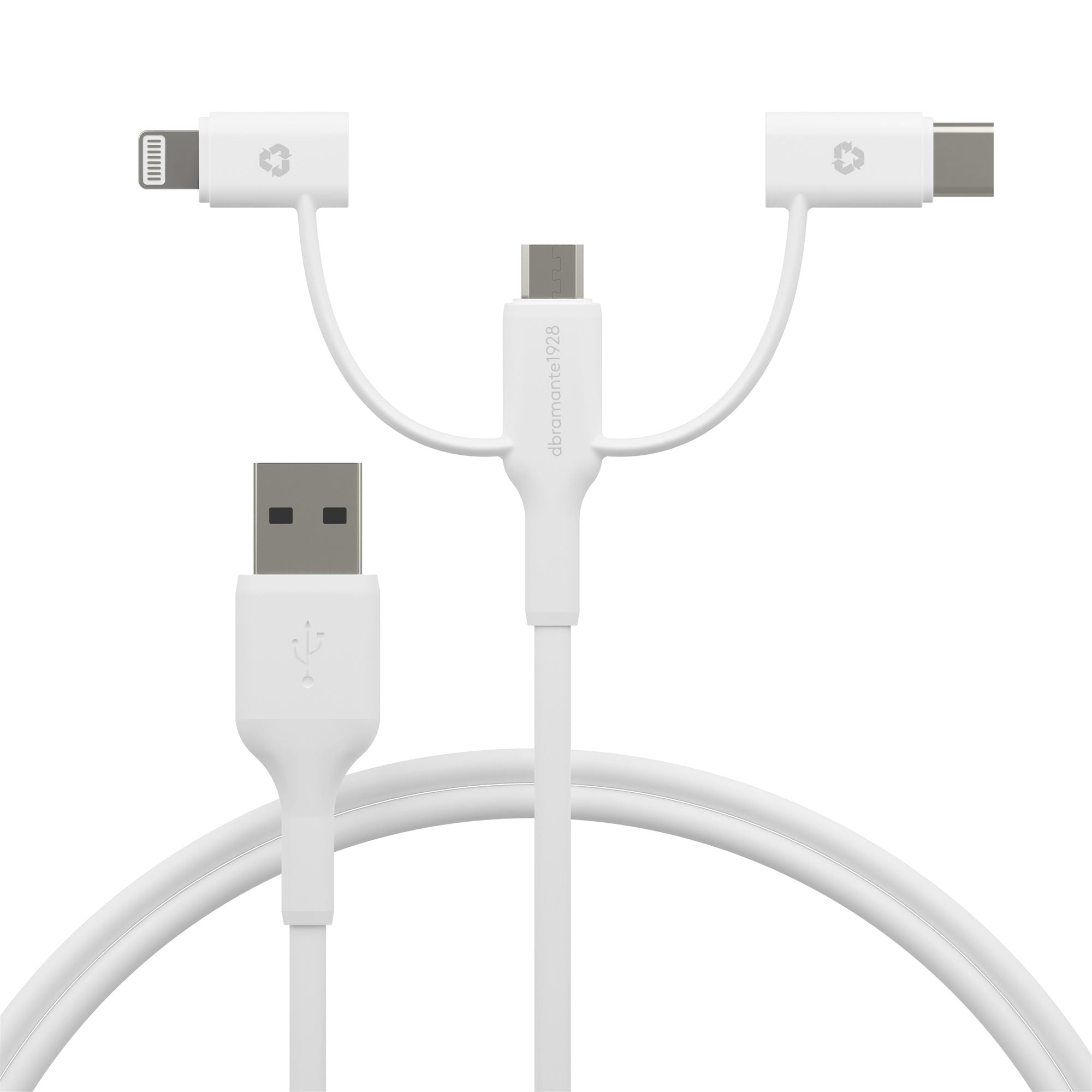 recharge3in1Cable-USBAtoUSBA C&LightnW
