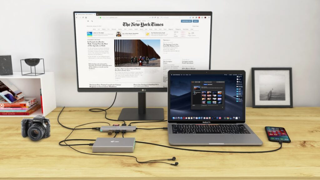 I-TEC USB C Metal Nano Dock 1xHDMI 4K 1xSD + 1xmicroSD Kartenleser 1xGLAN 1xAudio 3x USB 3.0 Port 1x USB-C PD + Charger 100W