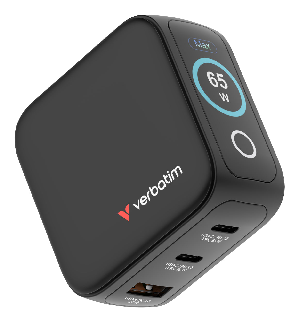 Mini GaN Charger 65W with Display