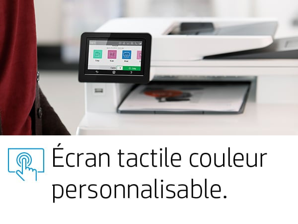 HP Color LaserJet Pro Imprimante multifonction M479dw, Impression, copie, numérisation, e-mail, Impression recto-verso  Numérisation vers e-mail/PDF  Chargeur a