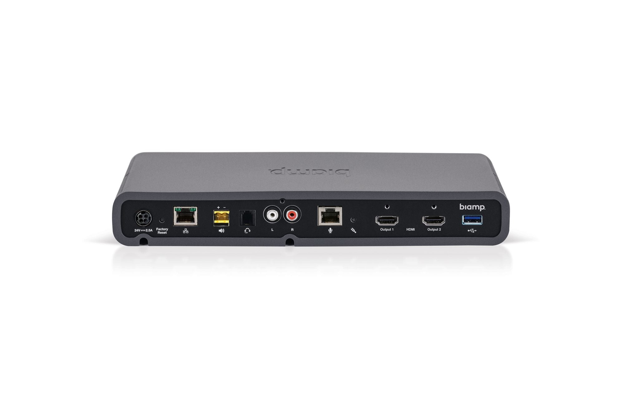 Biamp Conferencing hub and microphone; includes Devio SCR25 hub and one DTM1 tabletop microphone (quantity 111)