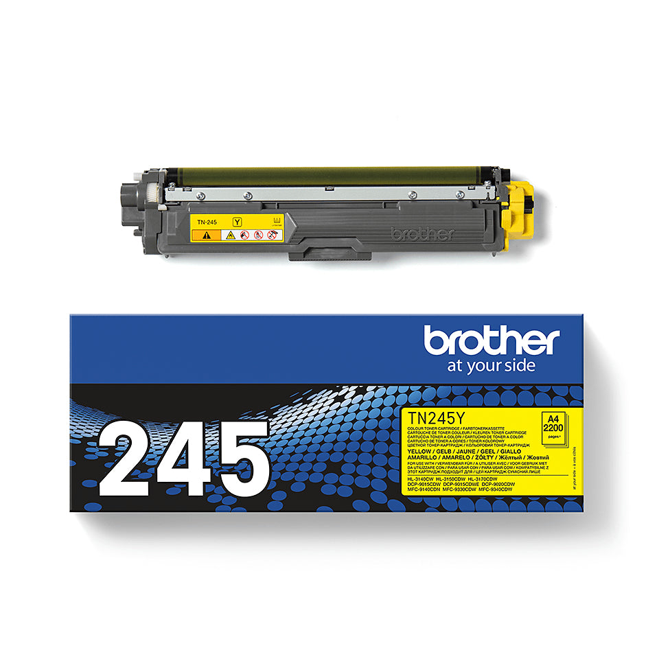 BROTHER TN245Y HL-3140CW/3150CDW/3170CDW toner jaune haute capacité 2.200 pages pack de 1