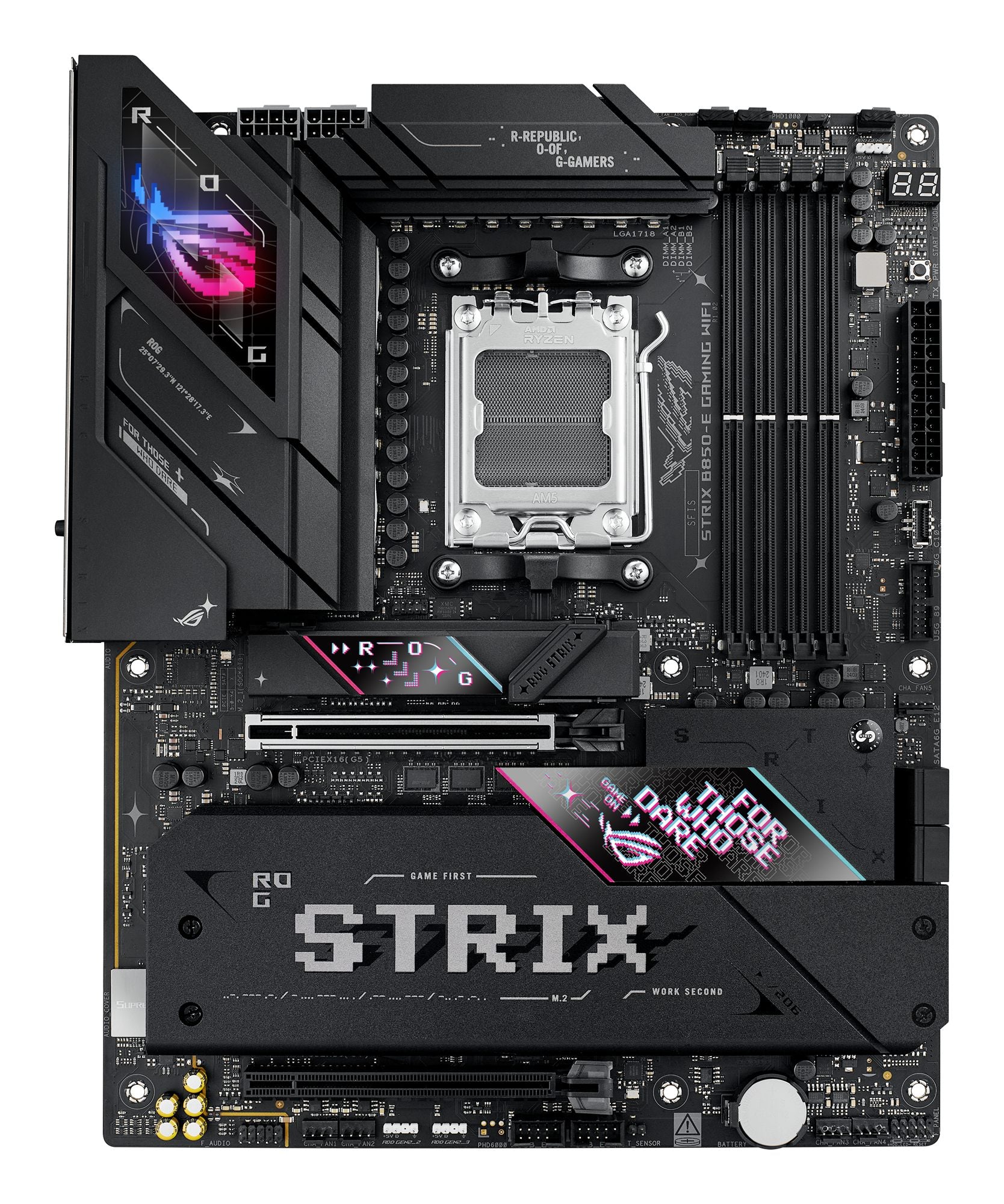 ASUS ROG STRIX B850-E GAMING WIFI AM5 DDR5 ATX MB 1xHDMI 1xDP 5xM.2 4xSATA