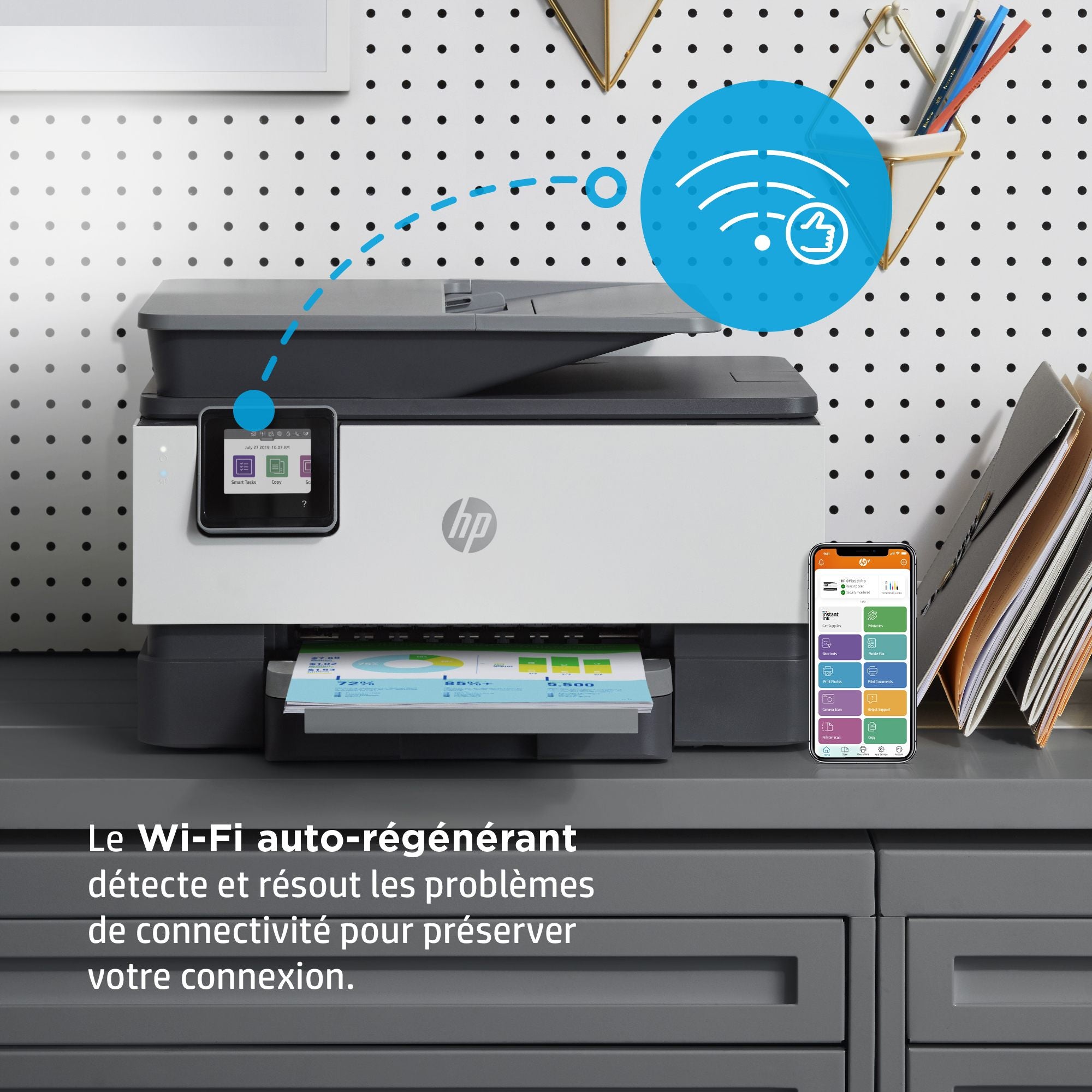 HP OfficeJet Pro 9014e All-in-One A4 color 22ppm USB WiFi Print Scan Copy Fax